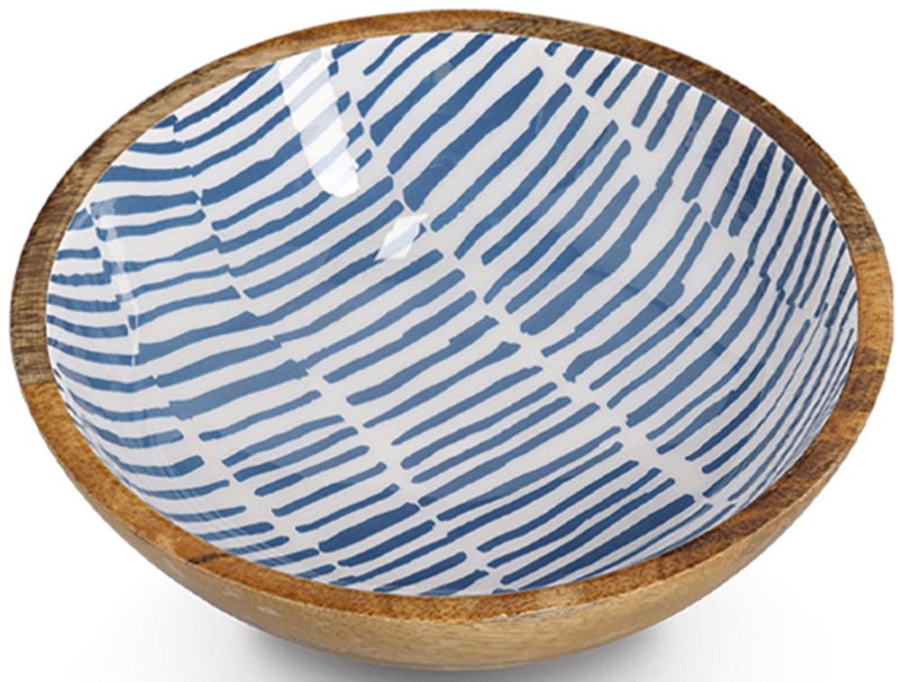 Zeller Present Schale »Mangoholz, mit Streifendekor« aus Massivholz hochwertiges natürliches Material