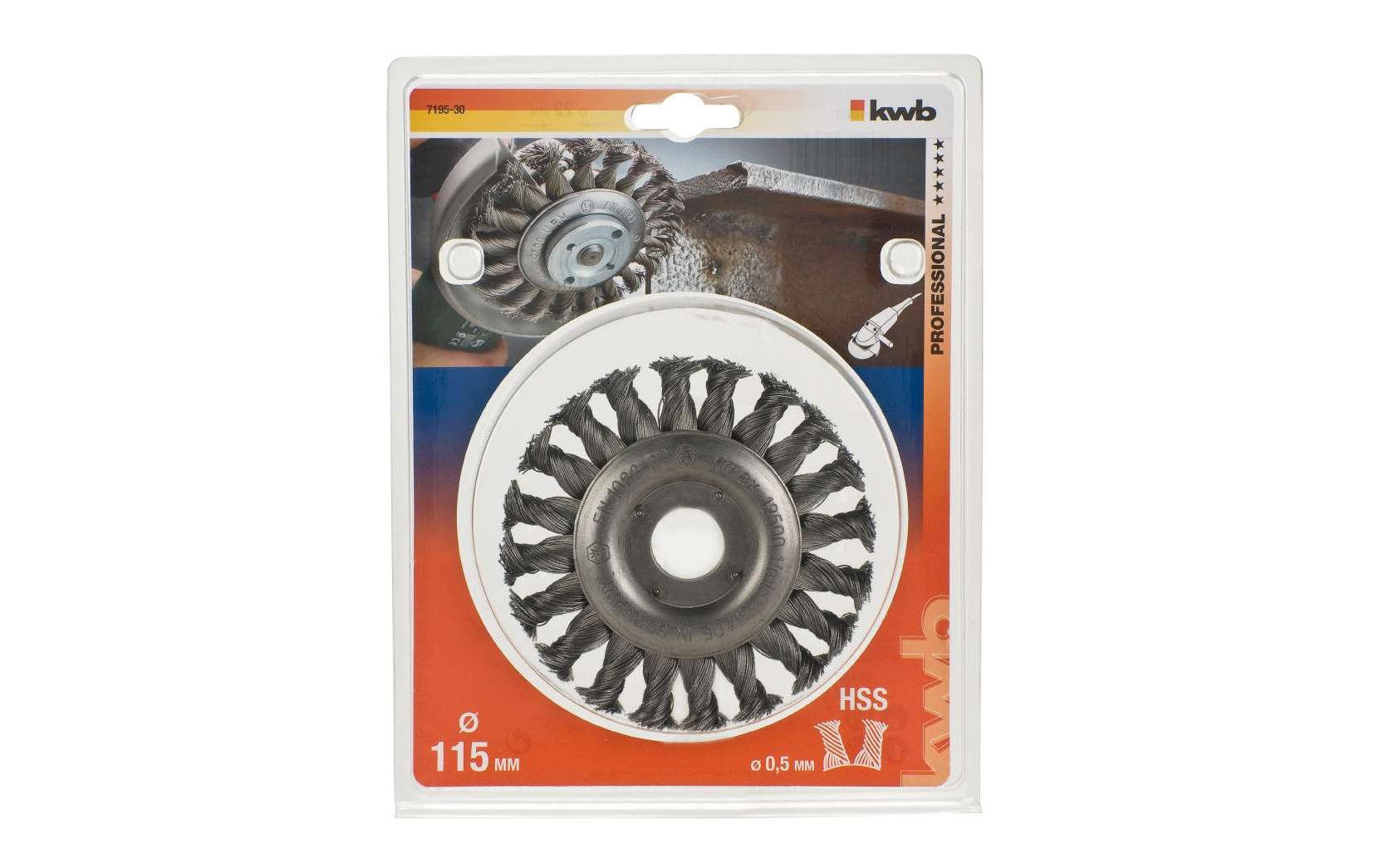 kwb Elektro-Oberflächenbürste »Drahtbürste Aggresso-Flex 115mm«
