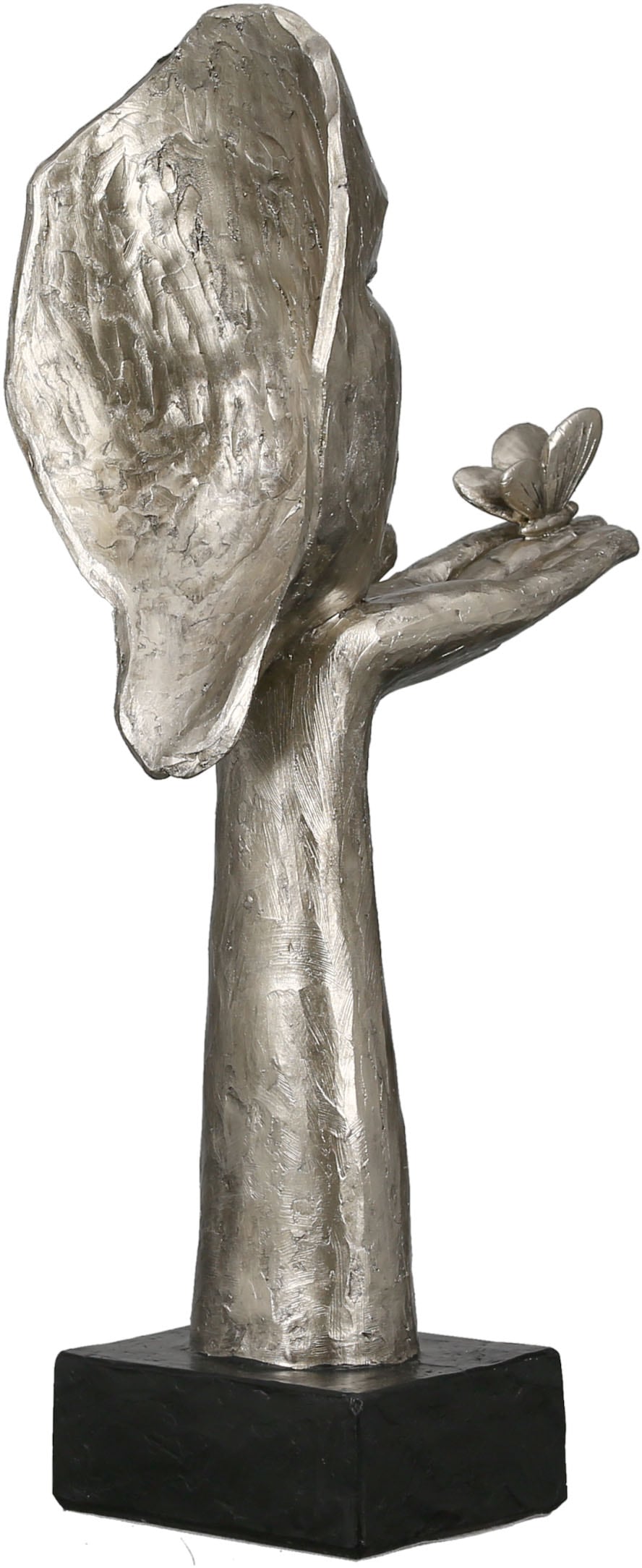 GILDE Dekofigur »Skulptur Desire, silberfarben, kaufen antikfinish«, Polyresin