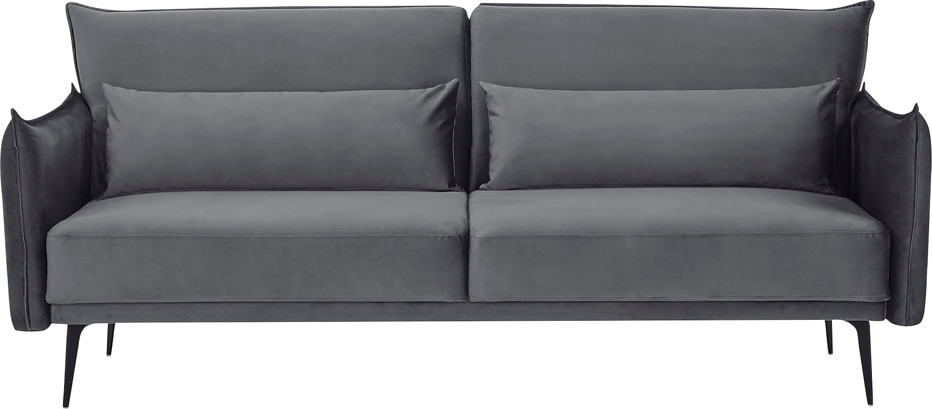 Image of SalesFever 3-Sitzer "Komfortable Sofa für Ihr Zuhause" Modernes 3-Sitzer Sofa: Samtbezug, ausziehbar, manuell verstellbar