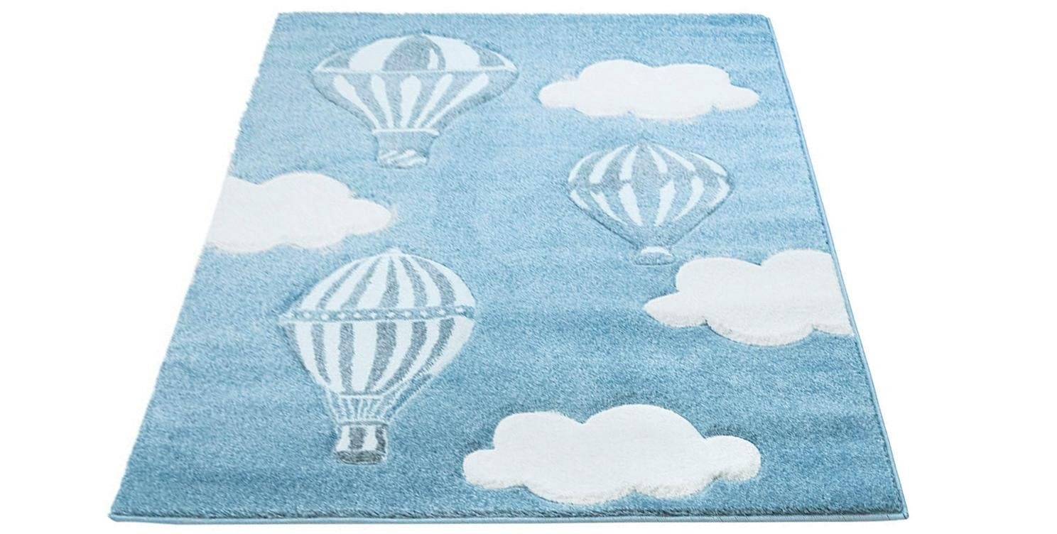 Image of Carpet City Kinderteppich »Bueno Kids 1456«, rechteckig, 13 mm Höhe, Spielteppich, Heiss-Luftballon, 3D-Effekt, Weich, Pflegeleicht, Kinderzimmer bei Ackermann Versand Schweiz