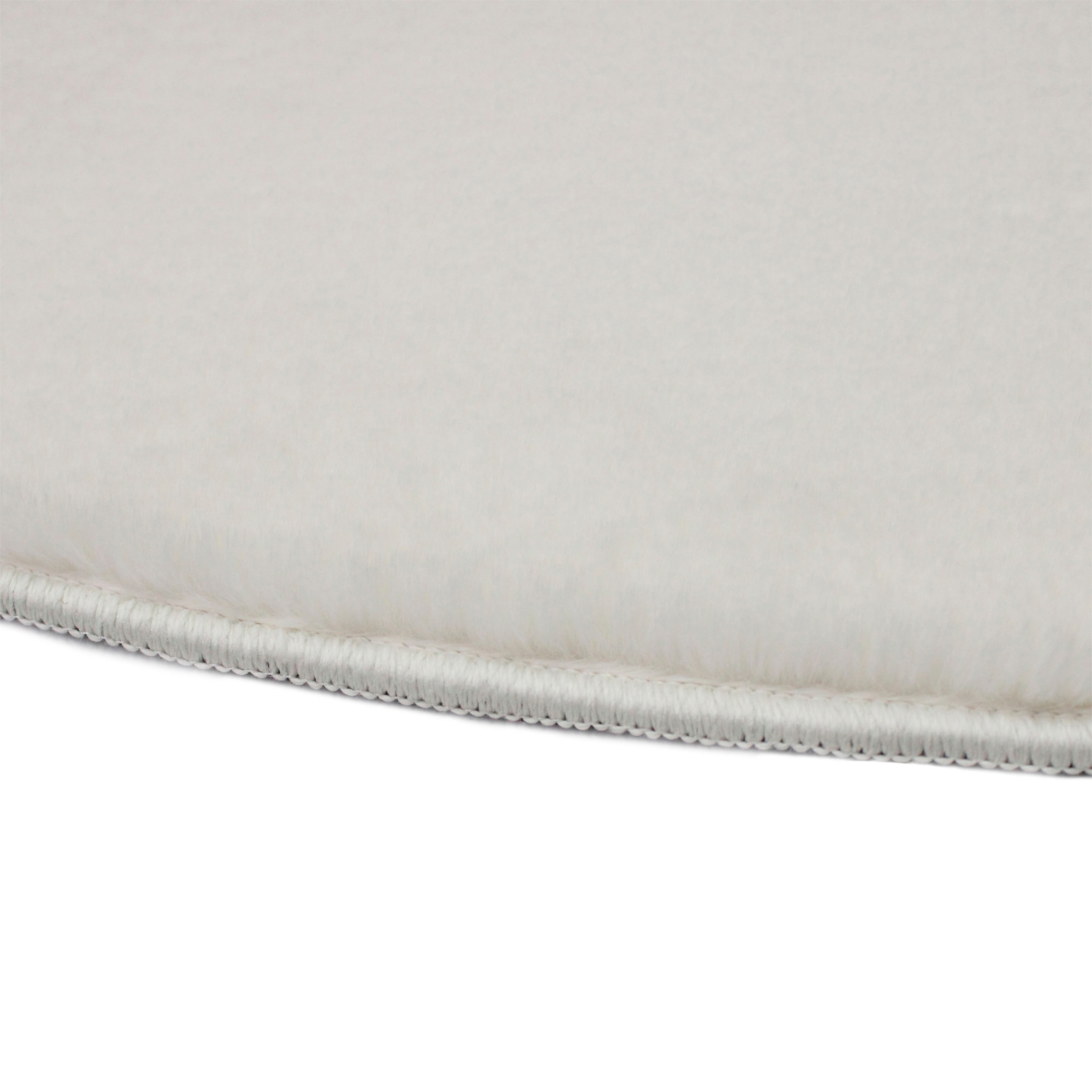 Leonique Fellteppich »Balu«, rund, 20 mm Höhe, Kunstfell in Kaninchenfell Haptik, fussbodenheizungsgeeignet, pflegeleicht, ideale Teppiche für Wohnzimmer, Schlafzimmer, Esszimmer, Arbeitszimmer