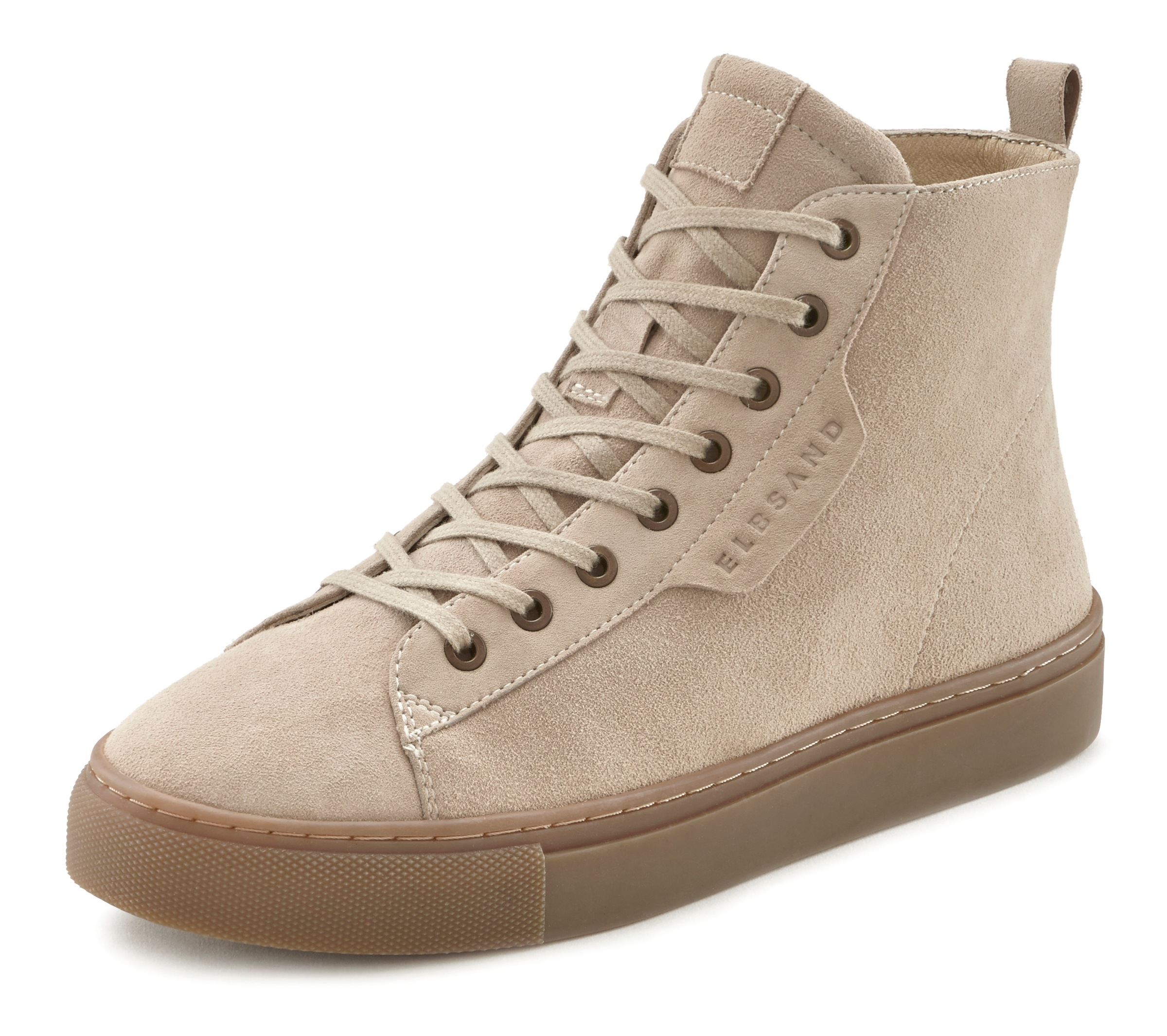 Image of Elbsand Stiefelette, Sneaker High-Top zum Schnüren aus weichem Leder im Casual-Look bei Ackermann Versand Schweiz