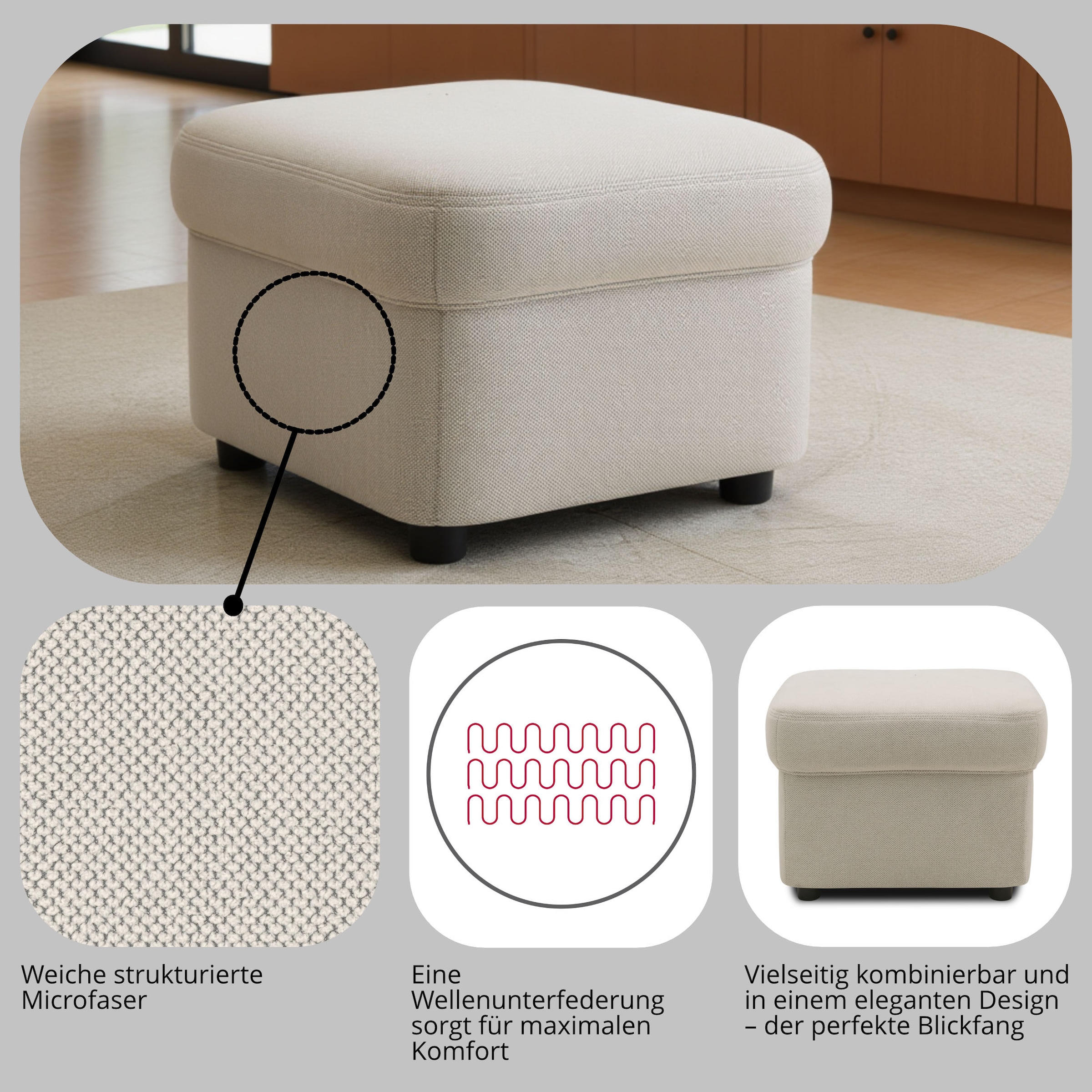 DOMO collection Tabouret »Flores«