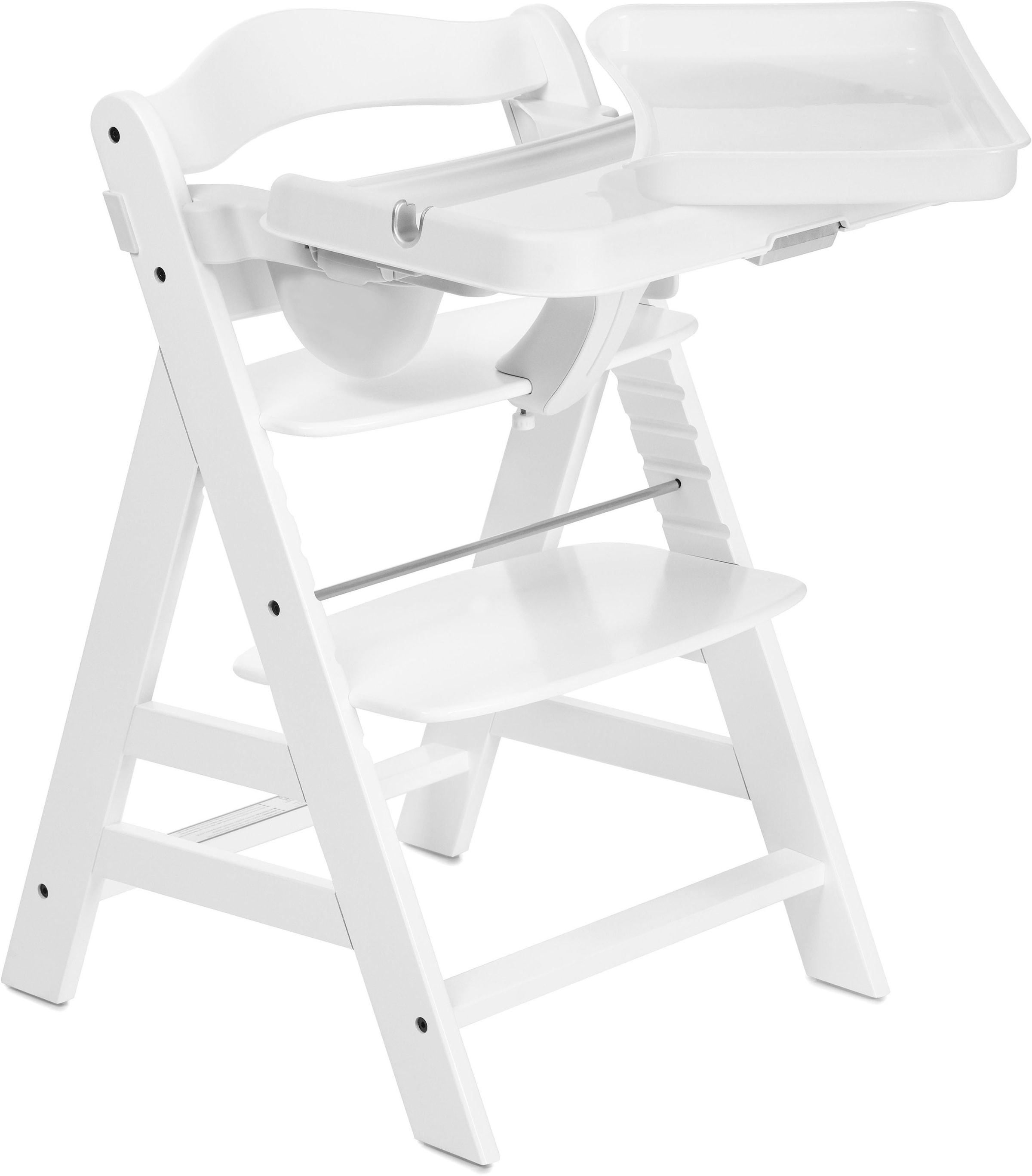 Hauck Plateau de chaise haute »Alpha Tray Tischaufsatz, weiss« für Hochstühle Alpha+ und Beta+