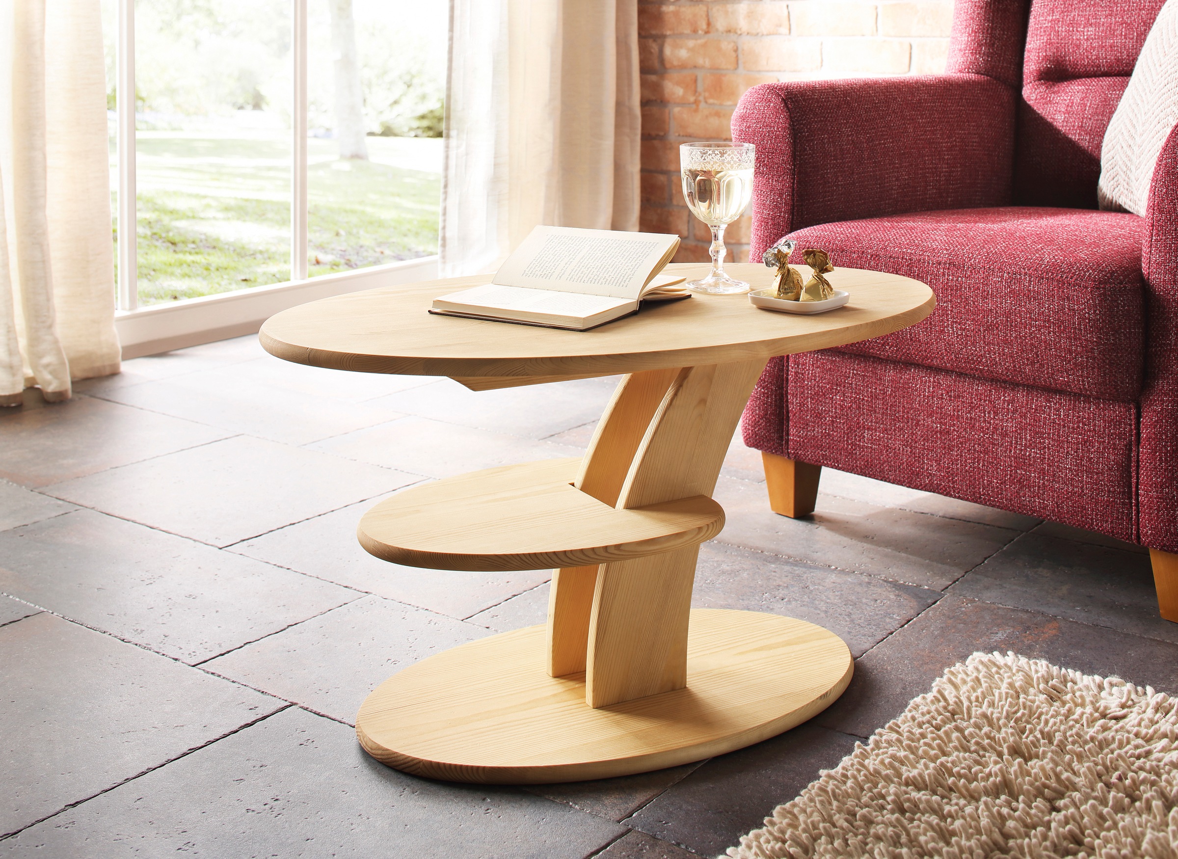 Image of Home affaire Couchtisch »Oste«, aus massiver Kiefer bei Ackermann Versand Schweiz