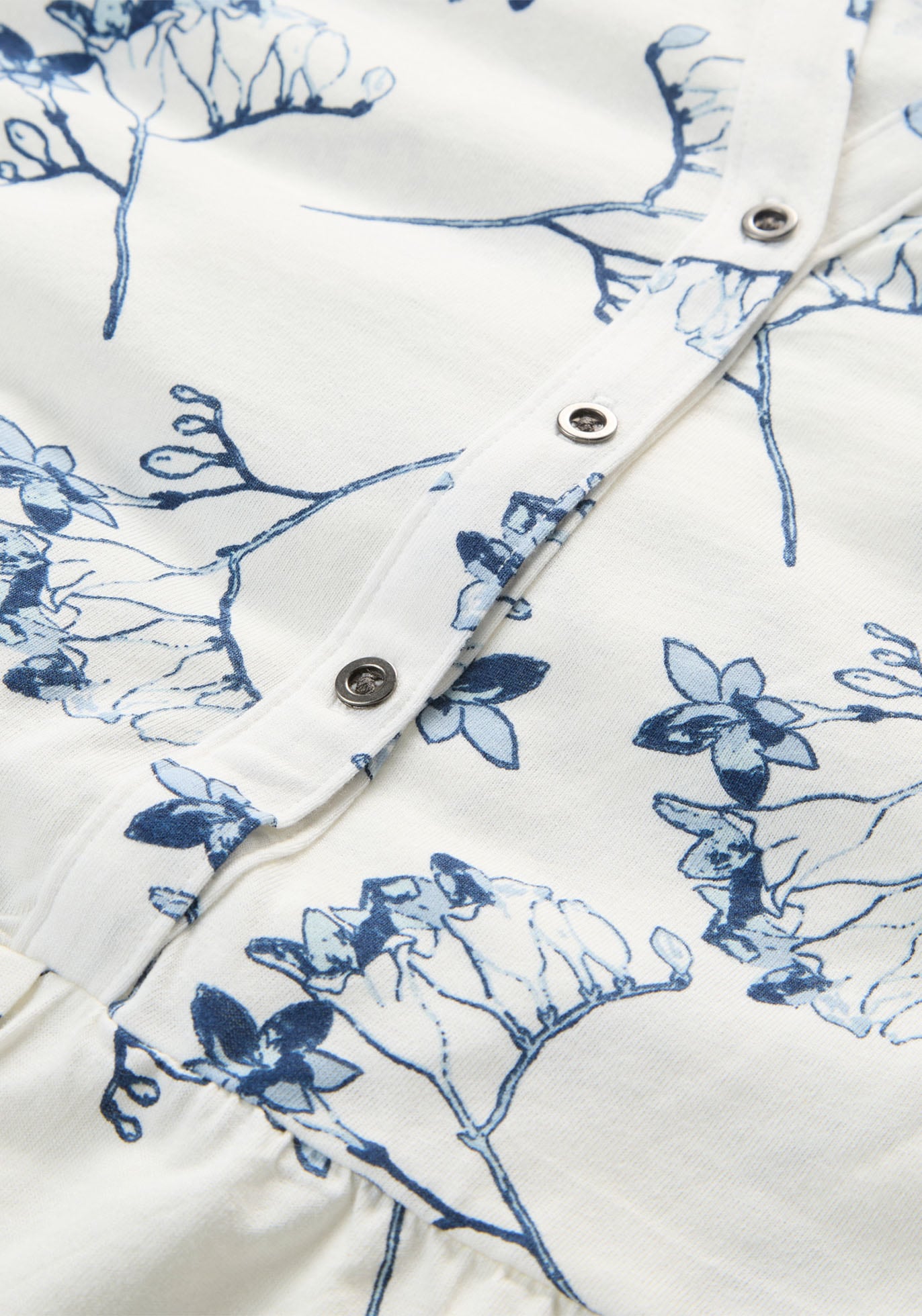 bonprix Blouse à pression ausgestellte Passform, 3/4-Ärmel, für Frühling und Sommer