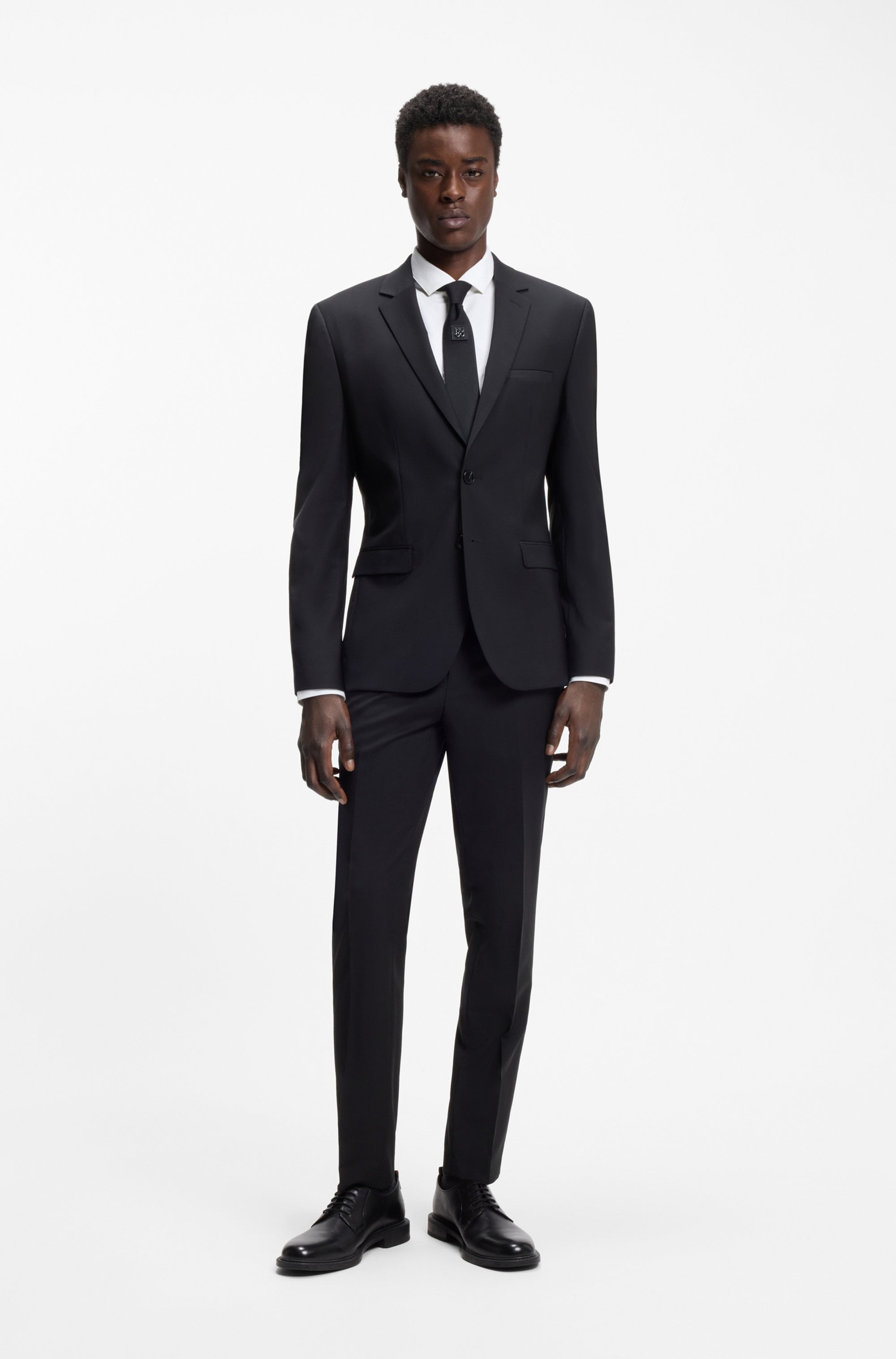 HUGO Chemise d'affaires »Erondo« Cutaway-Kragen, Extra slim fit, bügelleichte Qualität