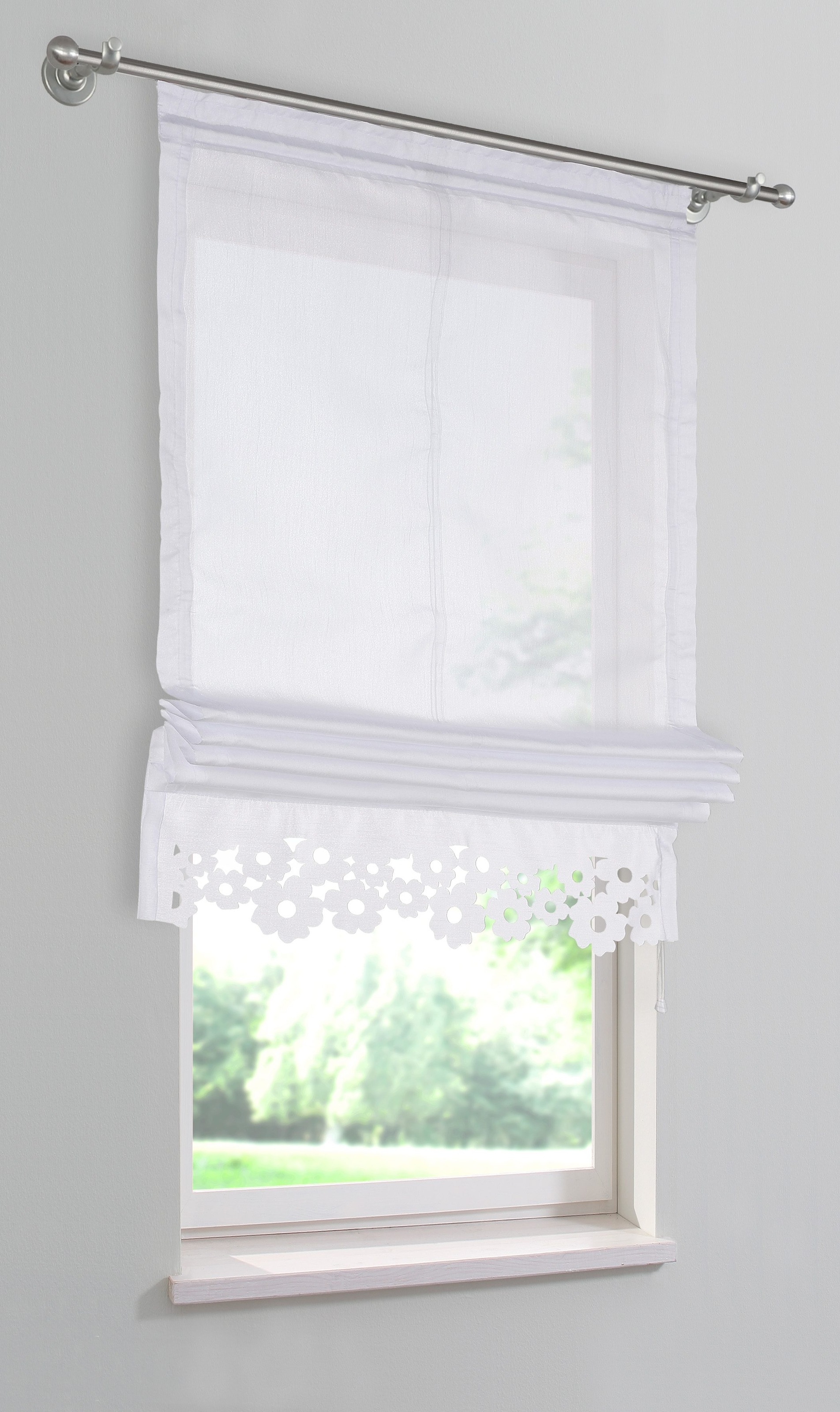 Image of my home Raffrollo »VENEDIG«, mit Klettband, Halbtransparent, Polyester bei Ackermann Versand Schweiz