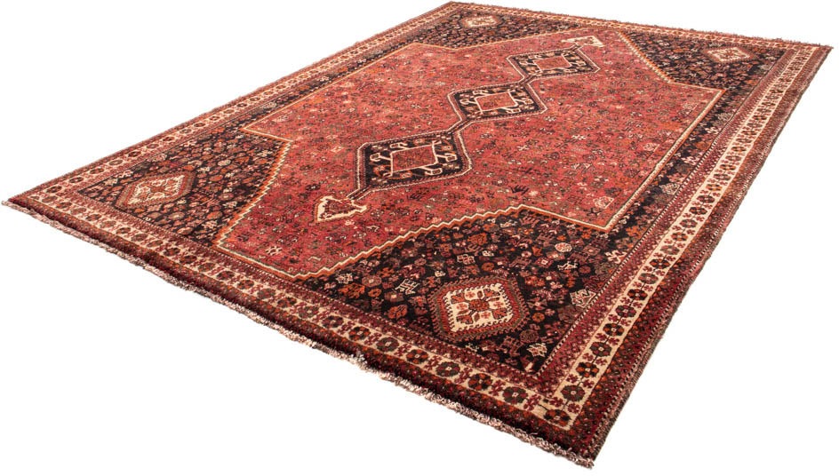 Image of morgenland Orientteppich »Perser - Nomadic - 320 x 230 cm - dunkelrot«, rechteckig, 10 mm Höhe, Wohnzimmer, Handgeknüpft, Einzelstück mit Zertifikat bei Ackermann Versand Schweiz