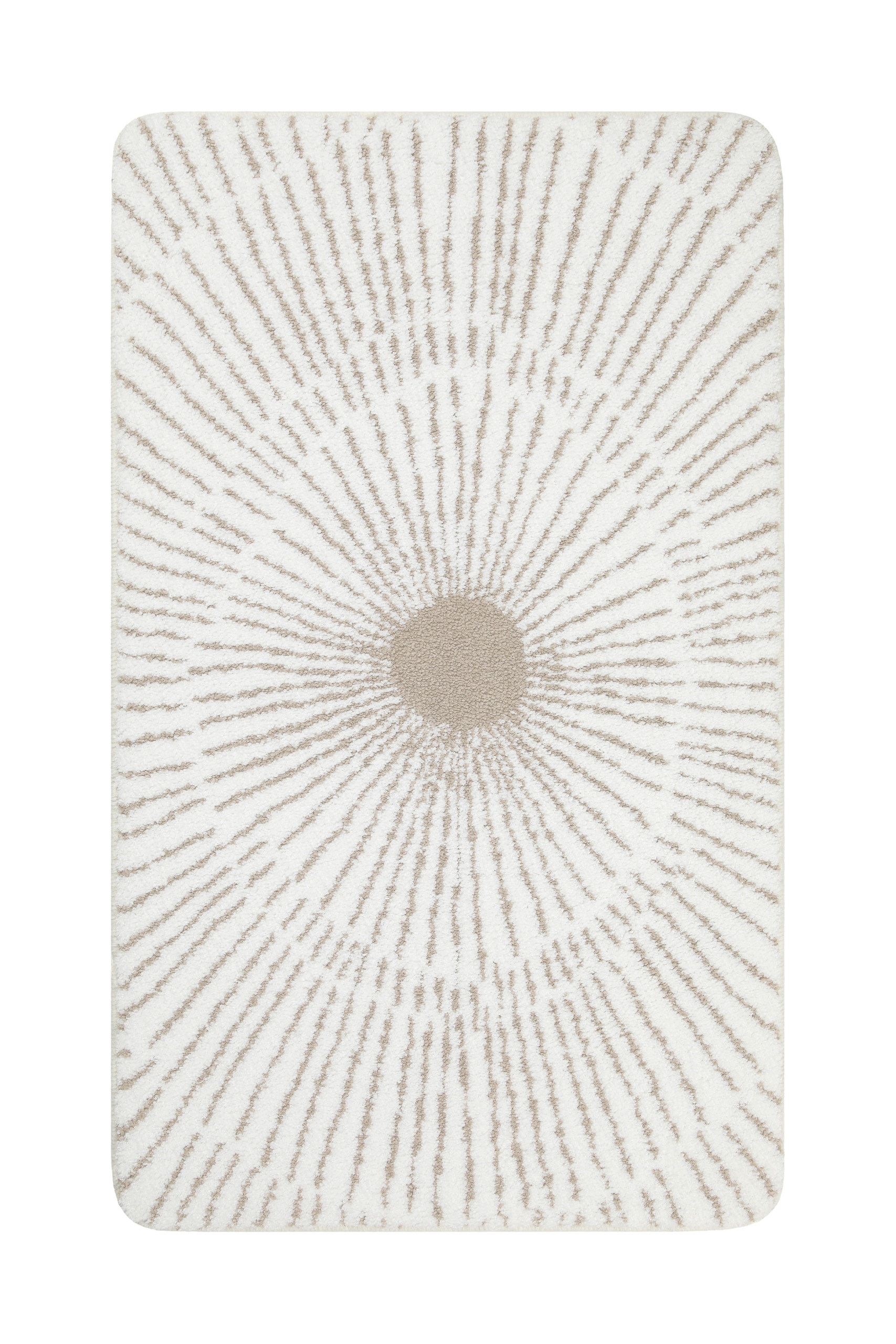 Wecon home Basics Badematte "Jasbeer" Höhe 15 mm waschbar, rutschfest, strapazierfähig, pflegeleicht mit Linien Design