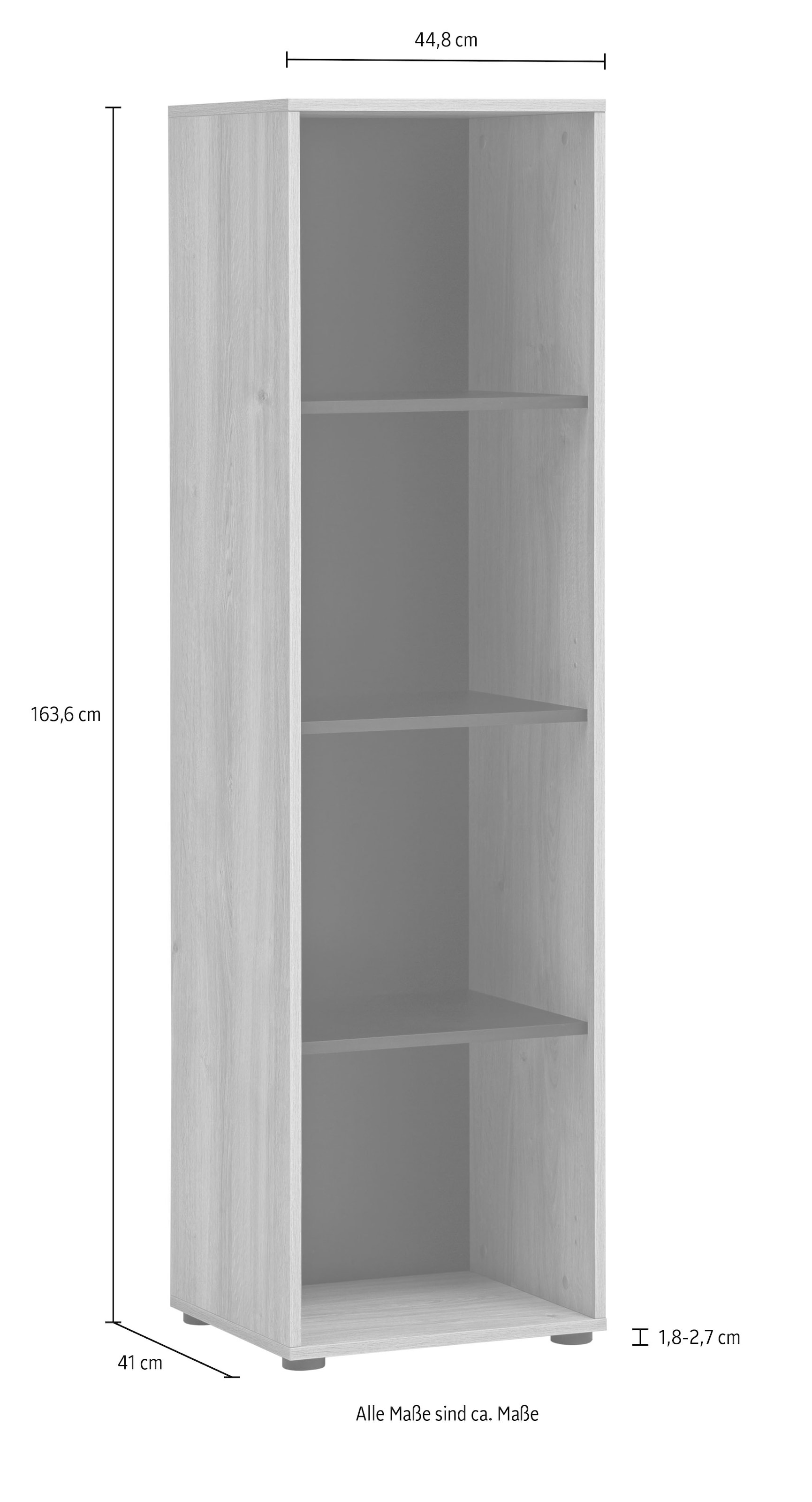 Schildmeyer Étagère à dossiers »Emmik, Breite 44,8 cm, mit 4 offenen Fächern« Made in Germany