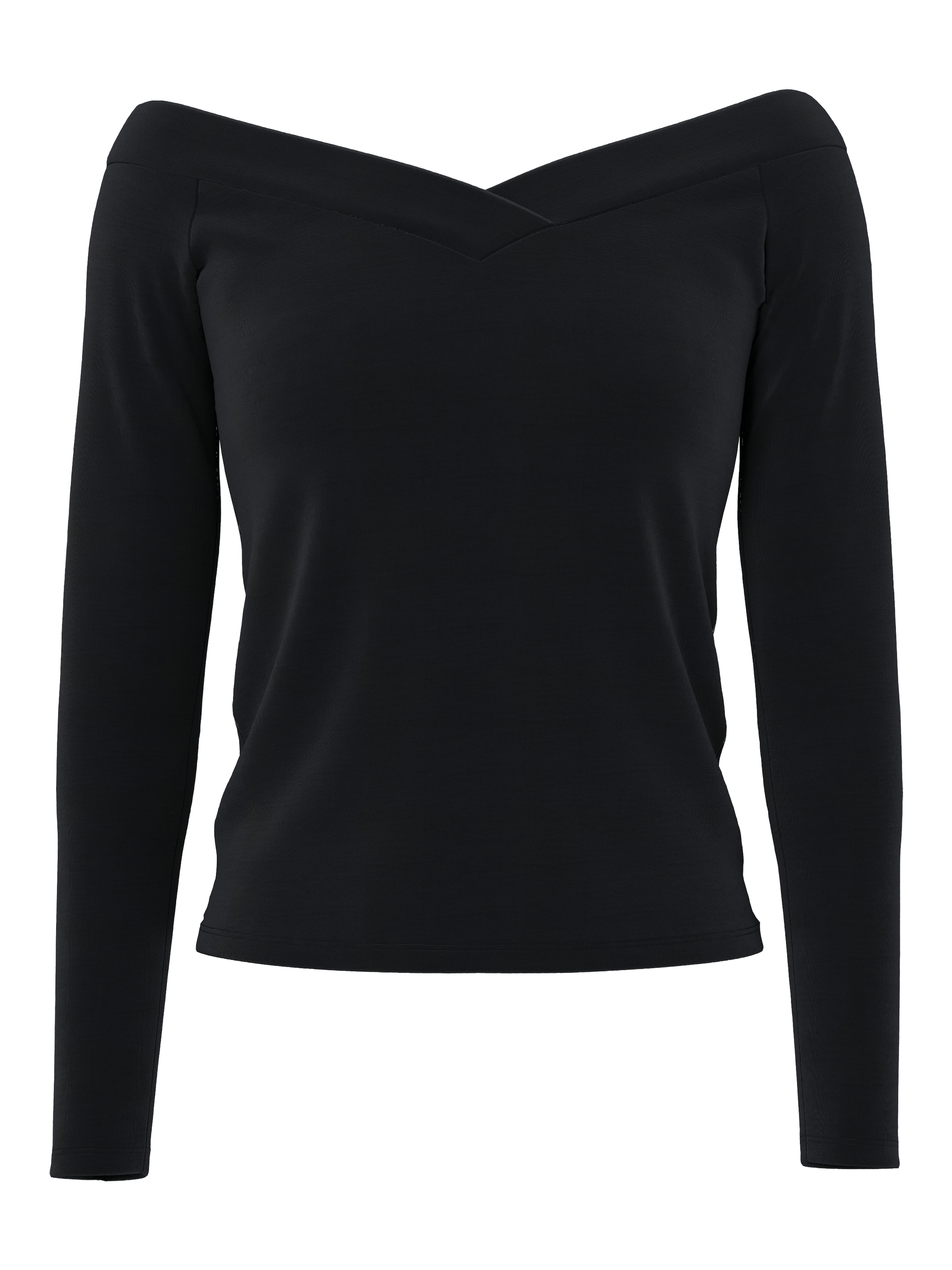 pieces T-shirt à manches longues »PCMALIVA LS OFF SHOULDER V-NECK TOP NOOS«