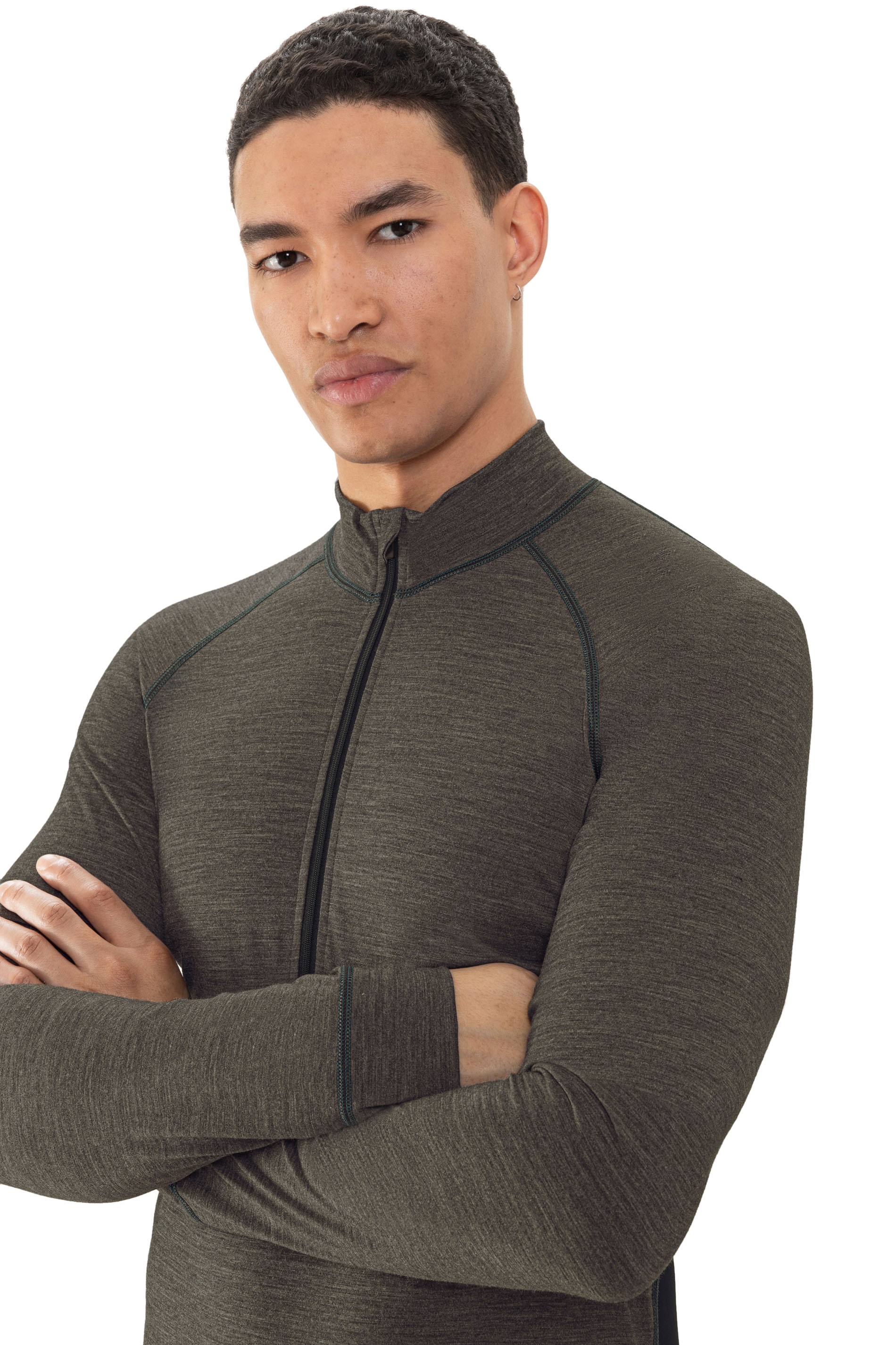 Mey Langarmshirt »Prfrmnc+« Stehkragen mit Reissverschluss, schnelltrocknend
