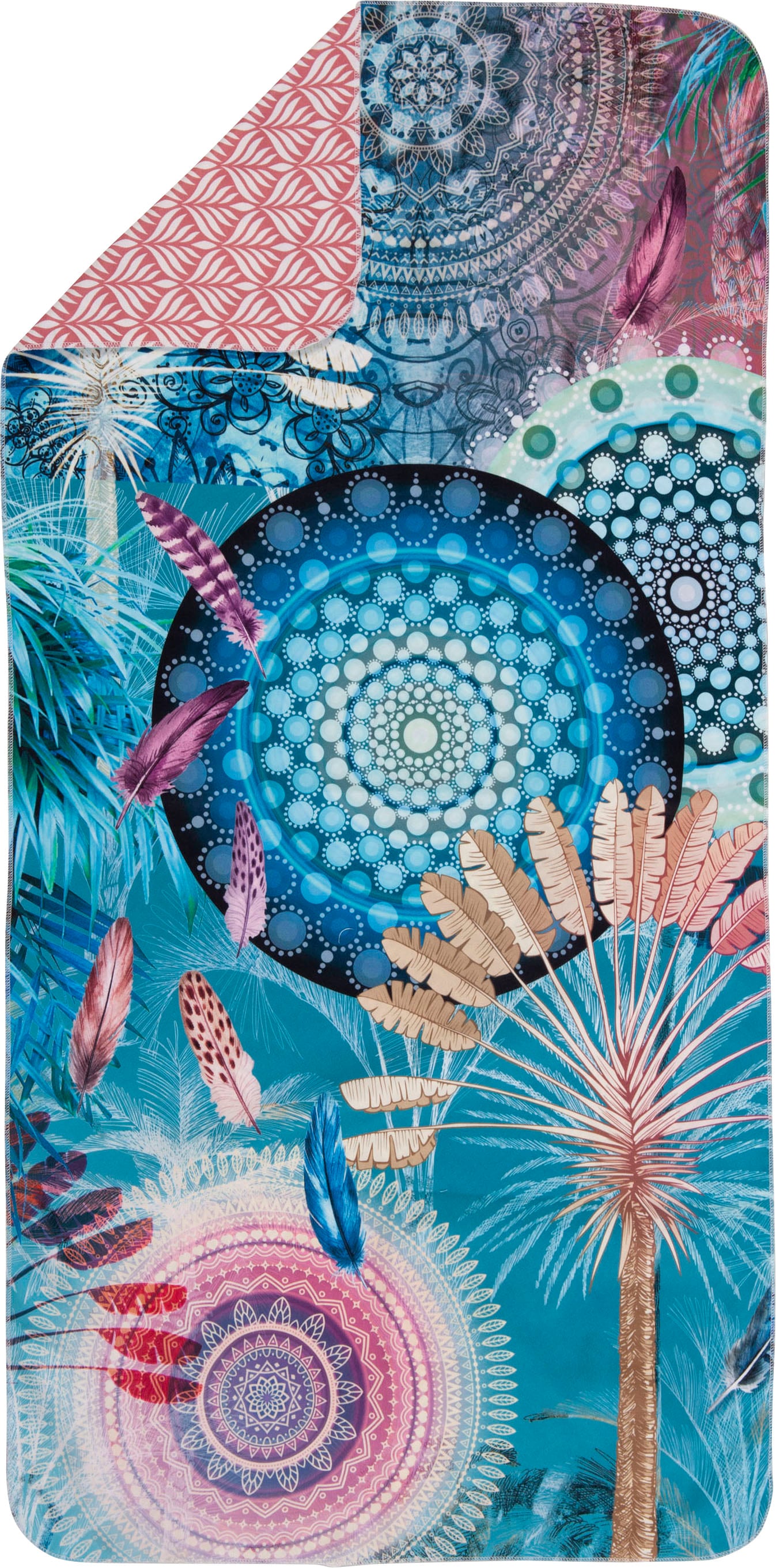 Image of hip Strandtuch »Kanya«, (1 St.), mit Mandala & Federn bei Ackermann Versand Schweiz