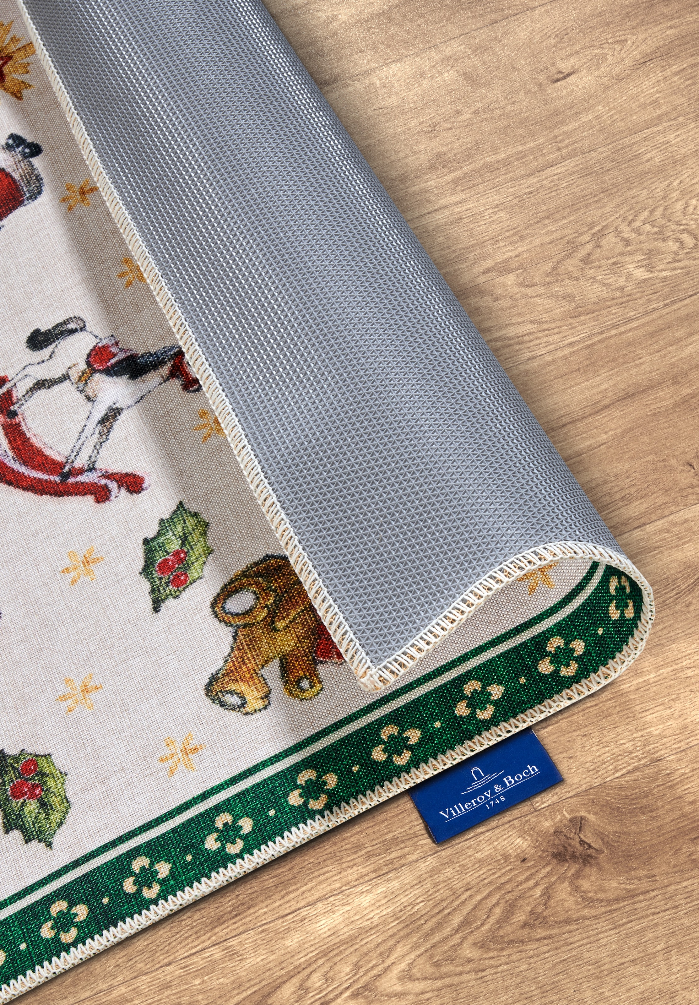 Villeroy & Boch Teppich »Nostalgic Toy's Delight, eckig, rund und Läufer«, rechteckig, 3 mm Höhe, Weihnachten, Wohnzimmer, Flur, Geschenk, Toys Delight, Dekoration