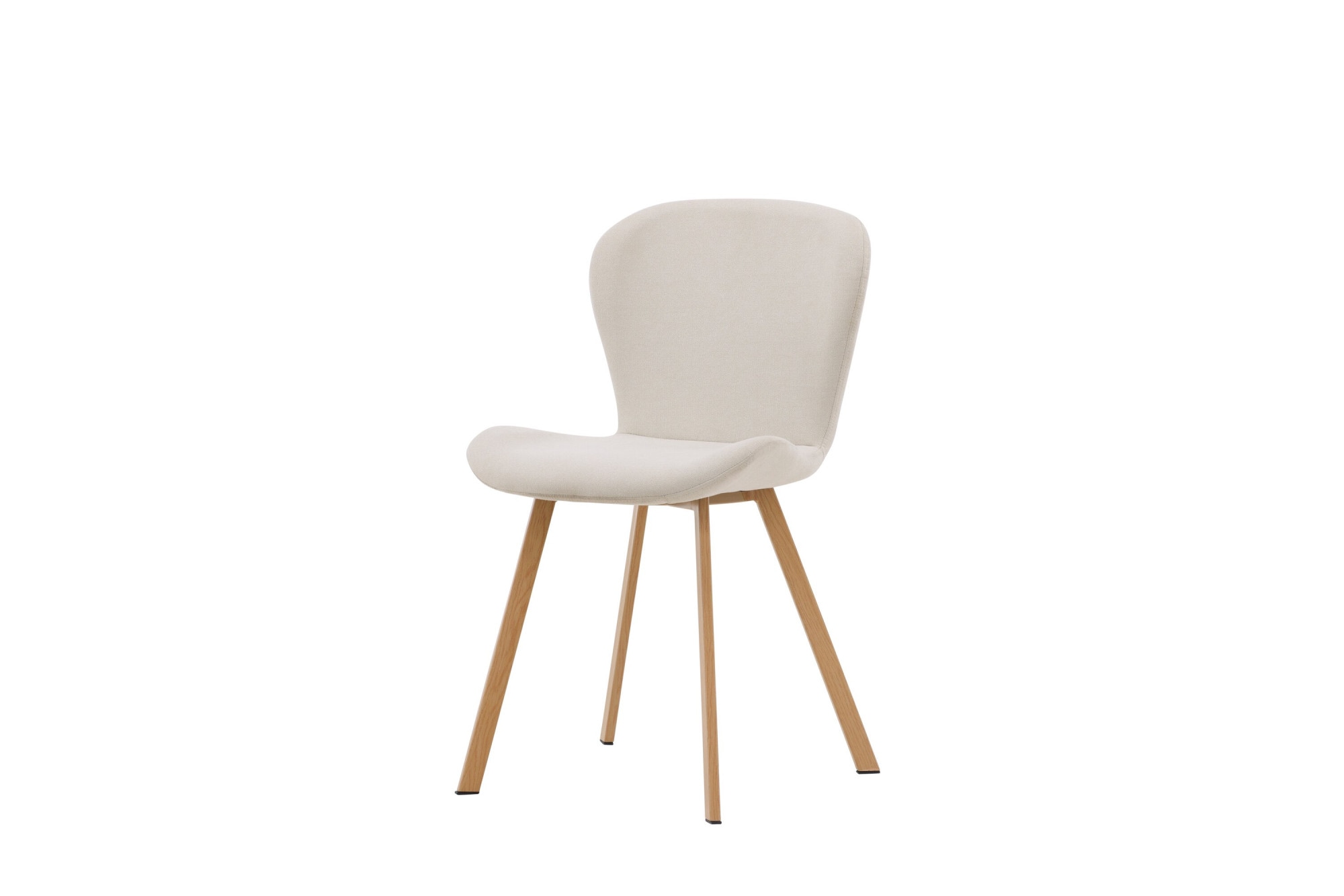 Venture Home Chaise de salle à manger »Lilja, 2er-Set Esszimmerstühle in Leinen, gepolstert, 120 kg belastbar« () Polsterstuhl, Leinen-Bezug, Stahlbeine, weich, einladend