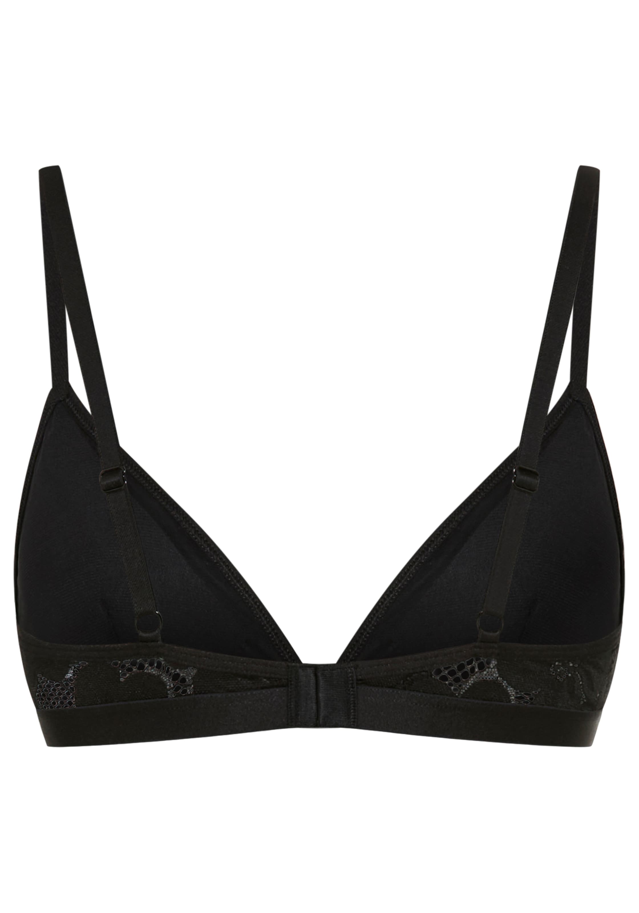 HUGO Underwear Soutien-gorge triangle aus geblümter Spitze mit herausnehmbarer Wattierung