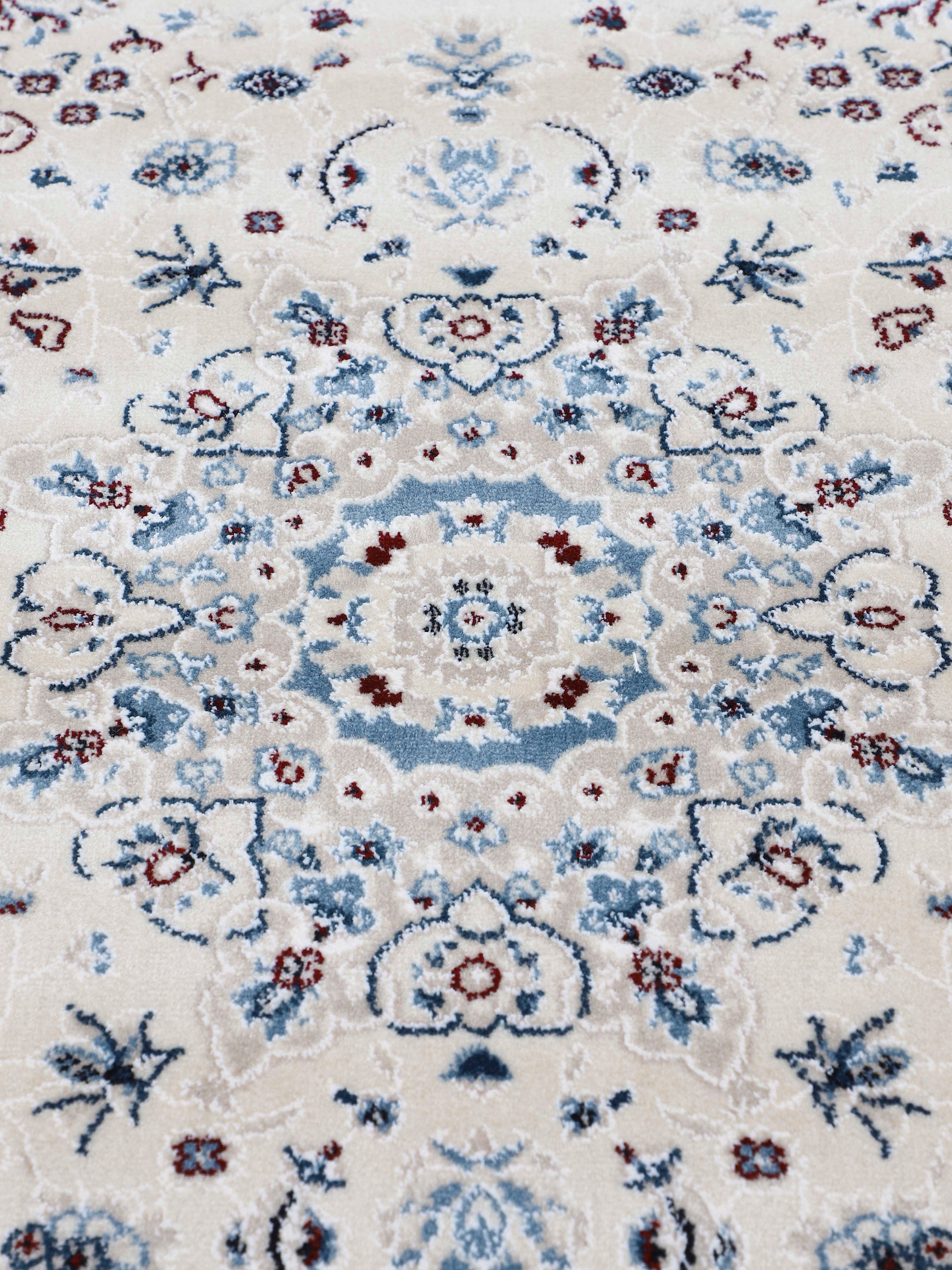 carpetfine Teppich »Nain Diane«, rund, Kurzflorteppich, Orient Look