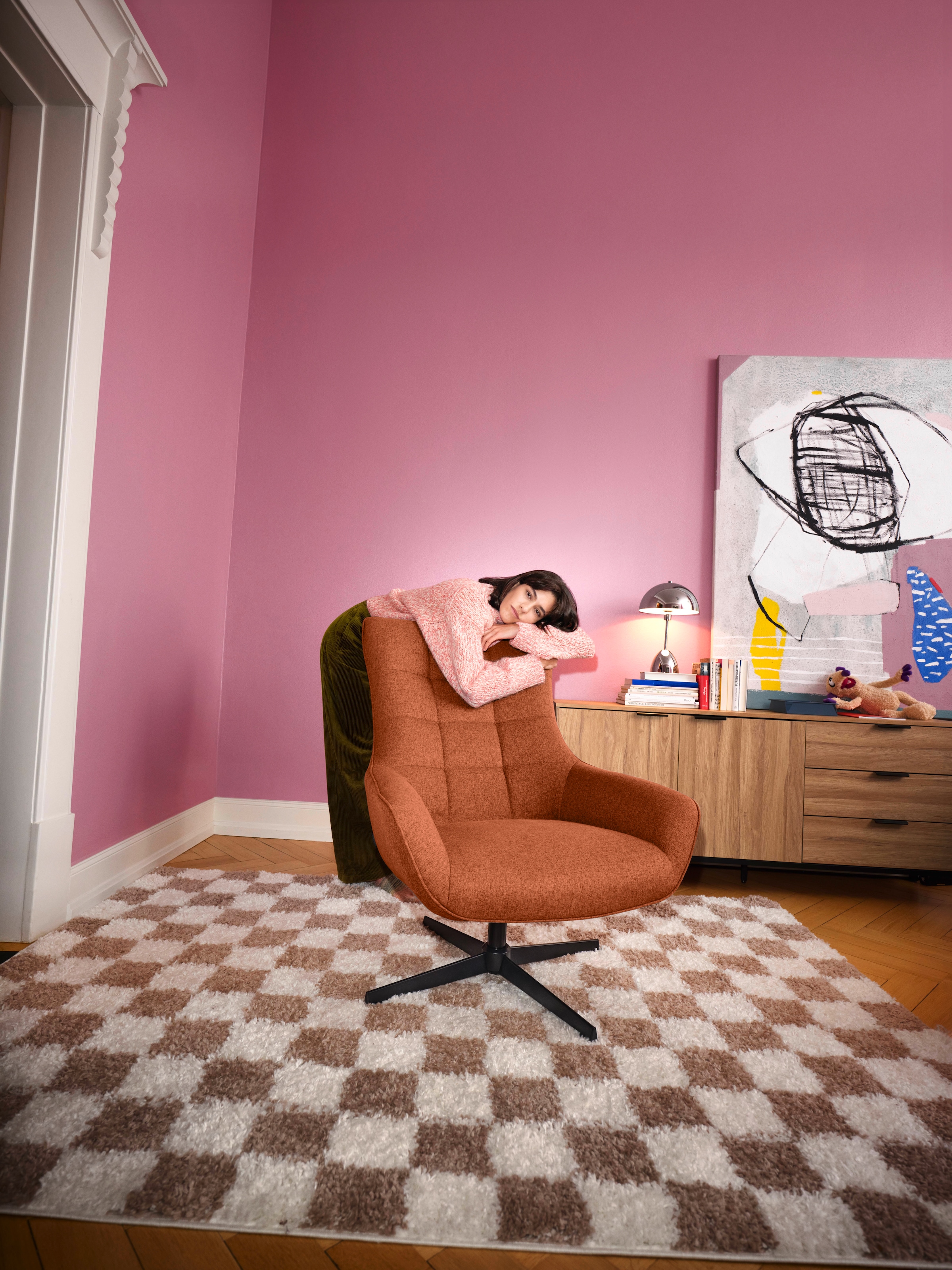 GOODproduct Ohrensessel »LEMOORE - OTTO. Verlässliche Qualität.« Relaxsessel, TV-Sessel, 360° Grad drehbar