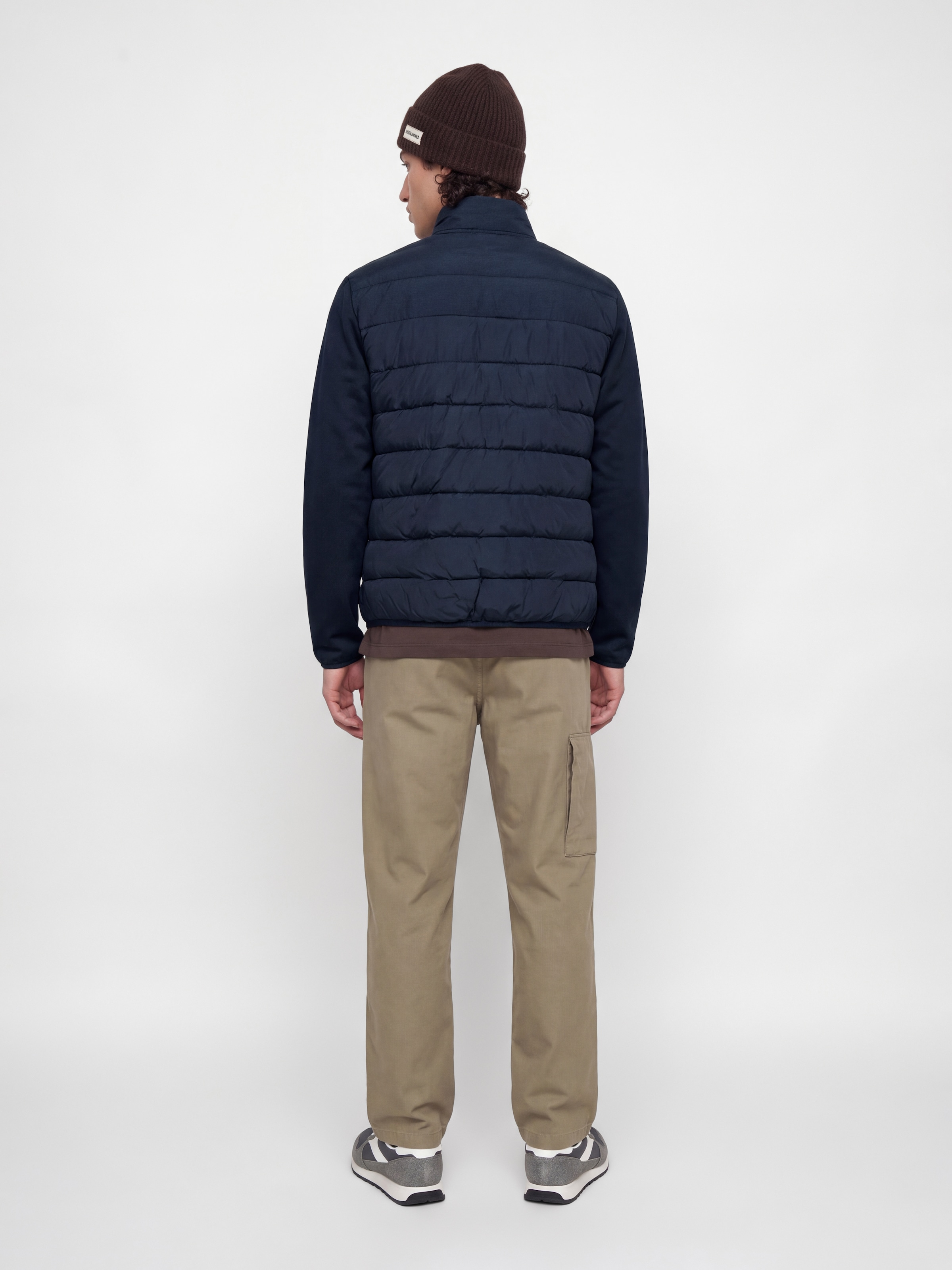 Jack & Jones Steppjacke »JJETATE HYBRID JACKET« Kunstfaser, regular fit