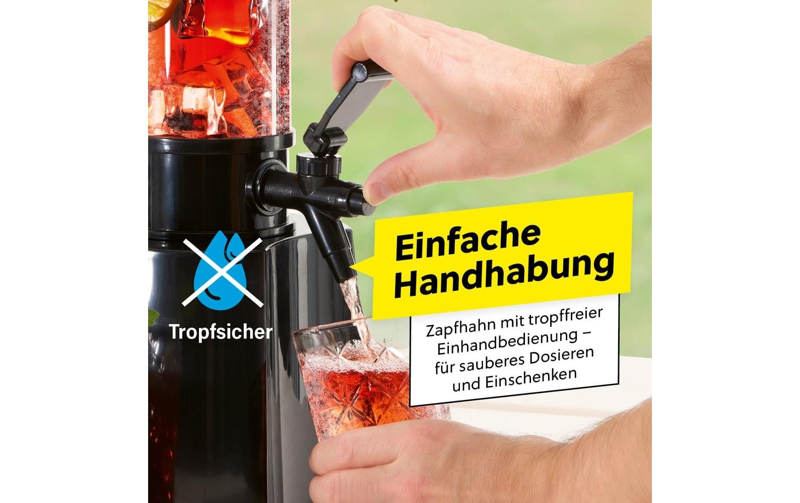 GOURMETmaxx Distributeur de boissons »3 l«
