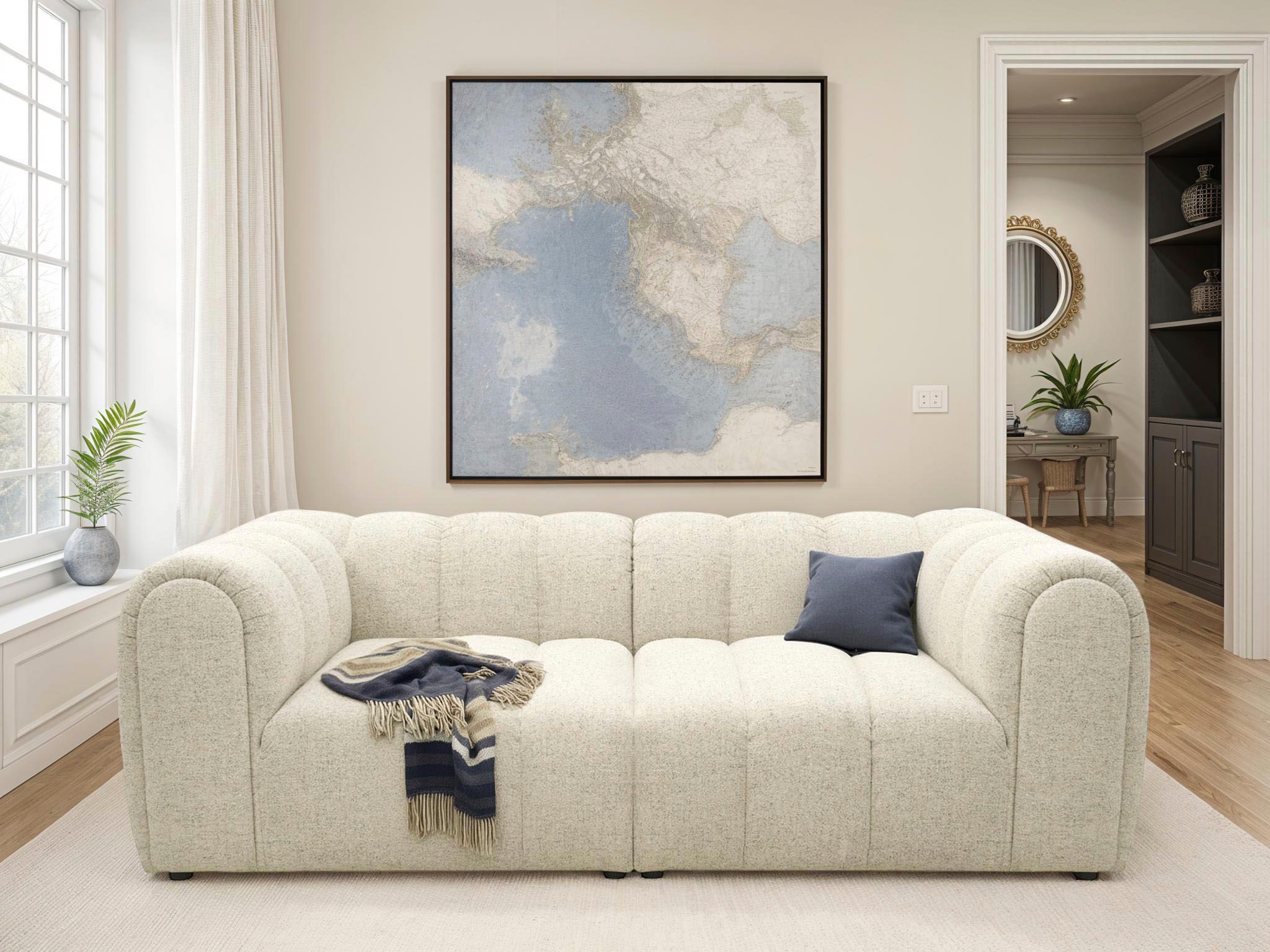 DOMO collection Big-Sofa »800020 Megasofa in 2 Breiten, Taschenfederkernunterfederung, bequem«