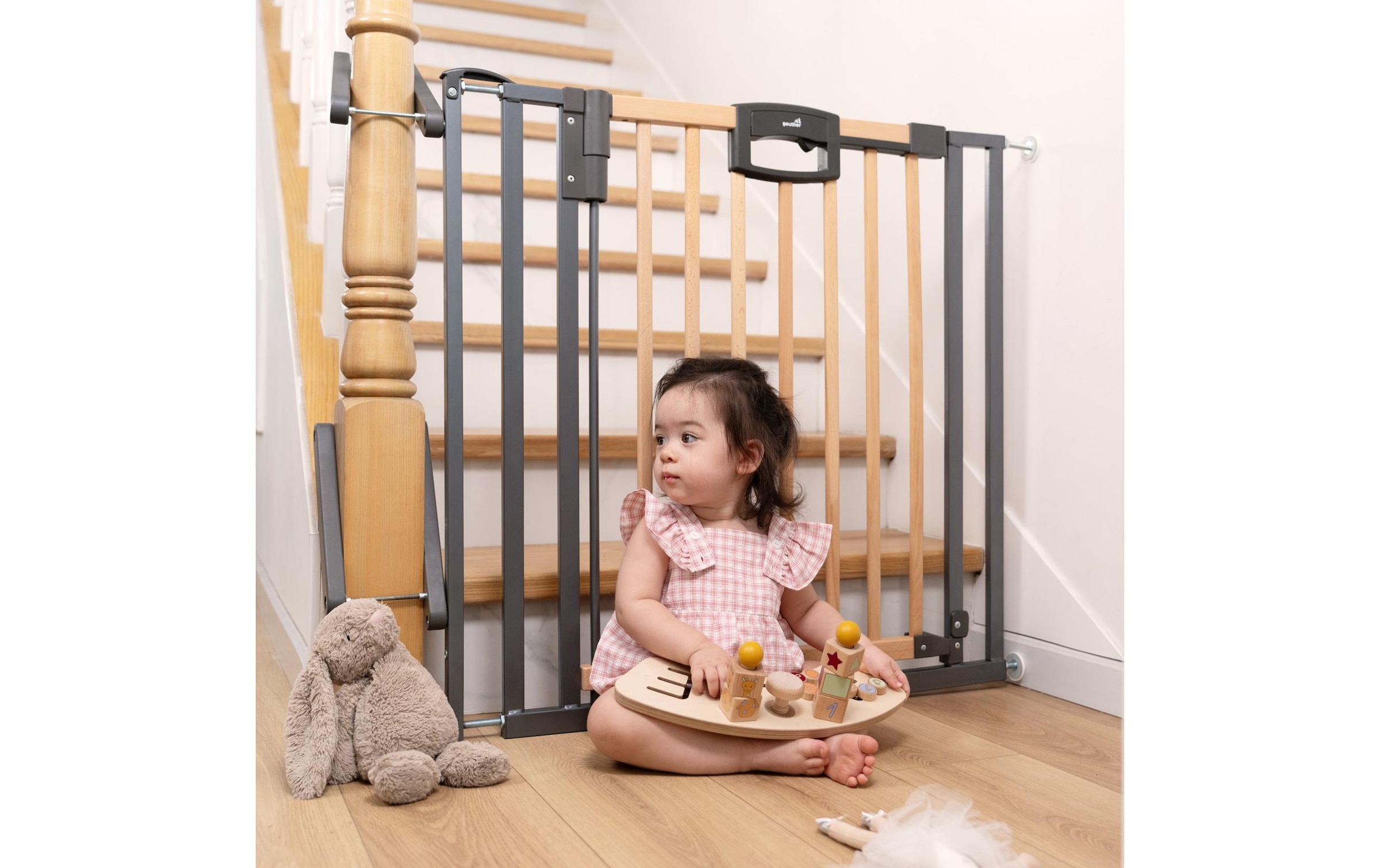 Geuther Türschutzgitter »zum Klemmen Easylock 84.5 cm - 92.5 cm«