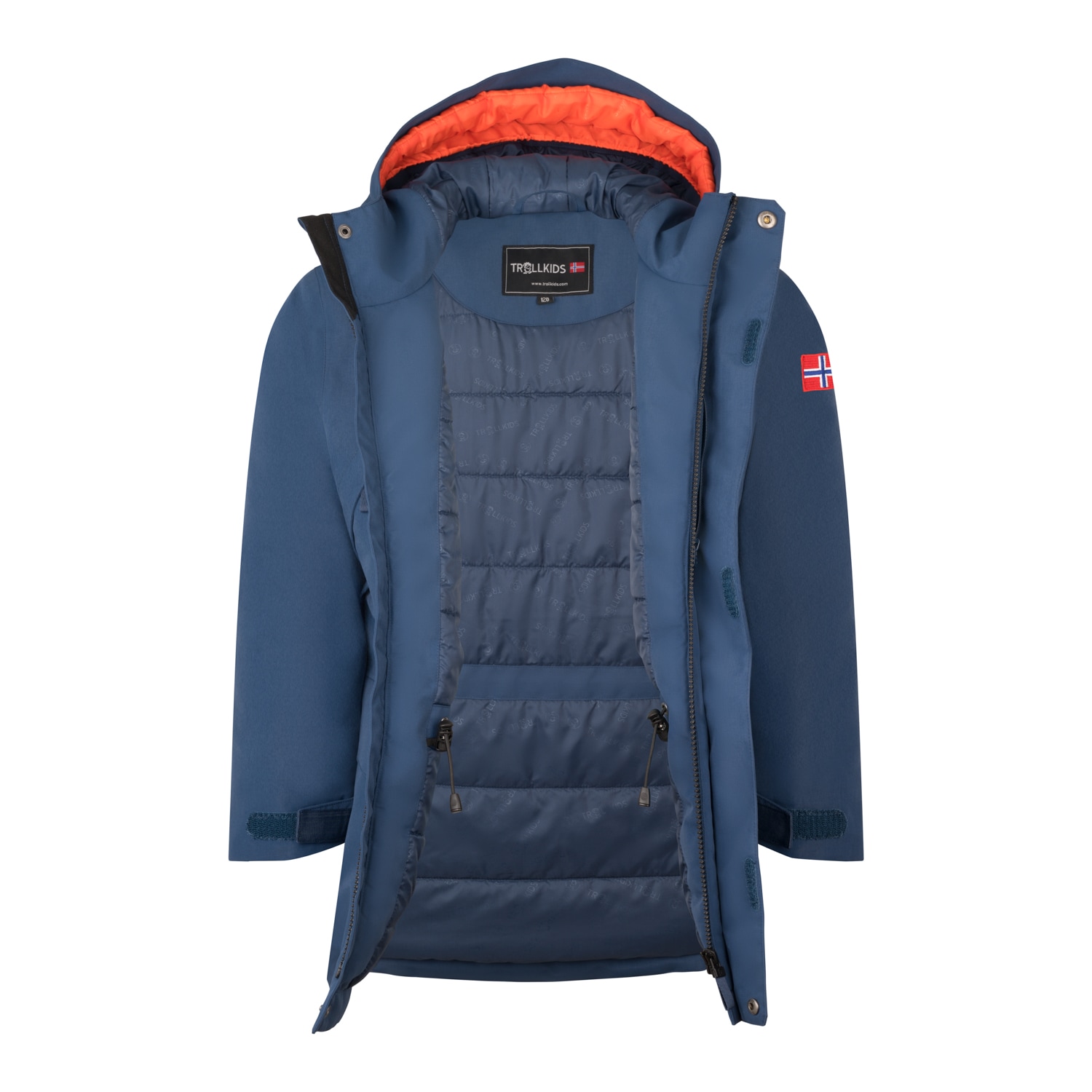 TROLLKIDS Parka »KIDS HARSTAD JACKET« doublure chaude, imperméable, capuche fixe et réglable
