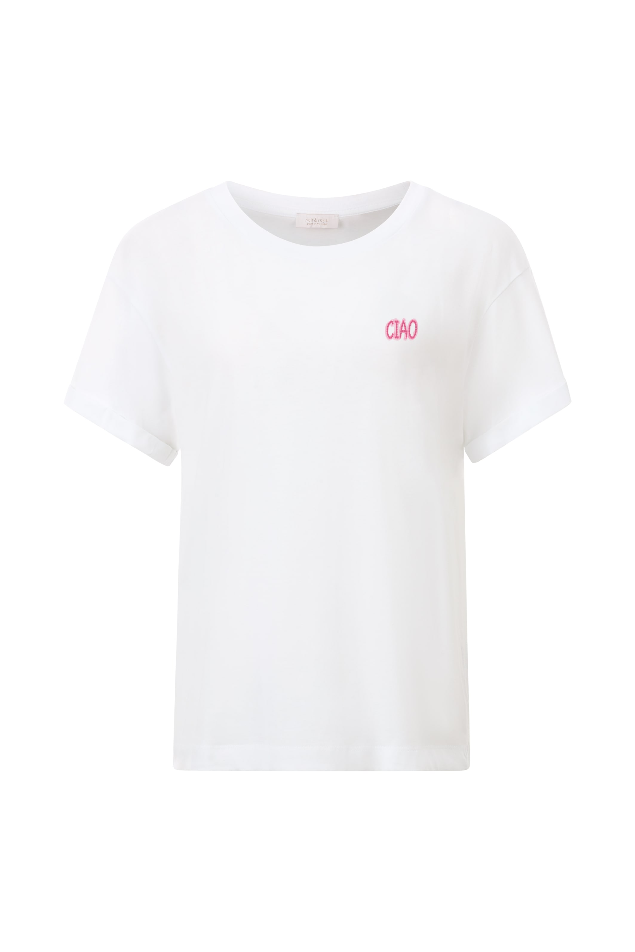 RICHROYAL T-Shirt, mit modischem Schriftzug