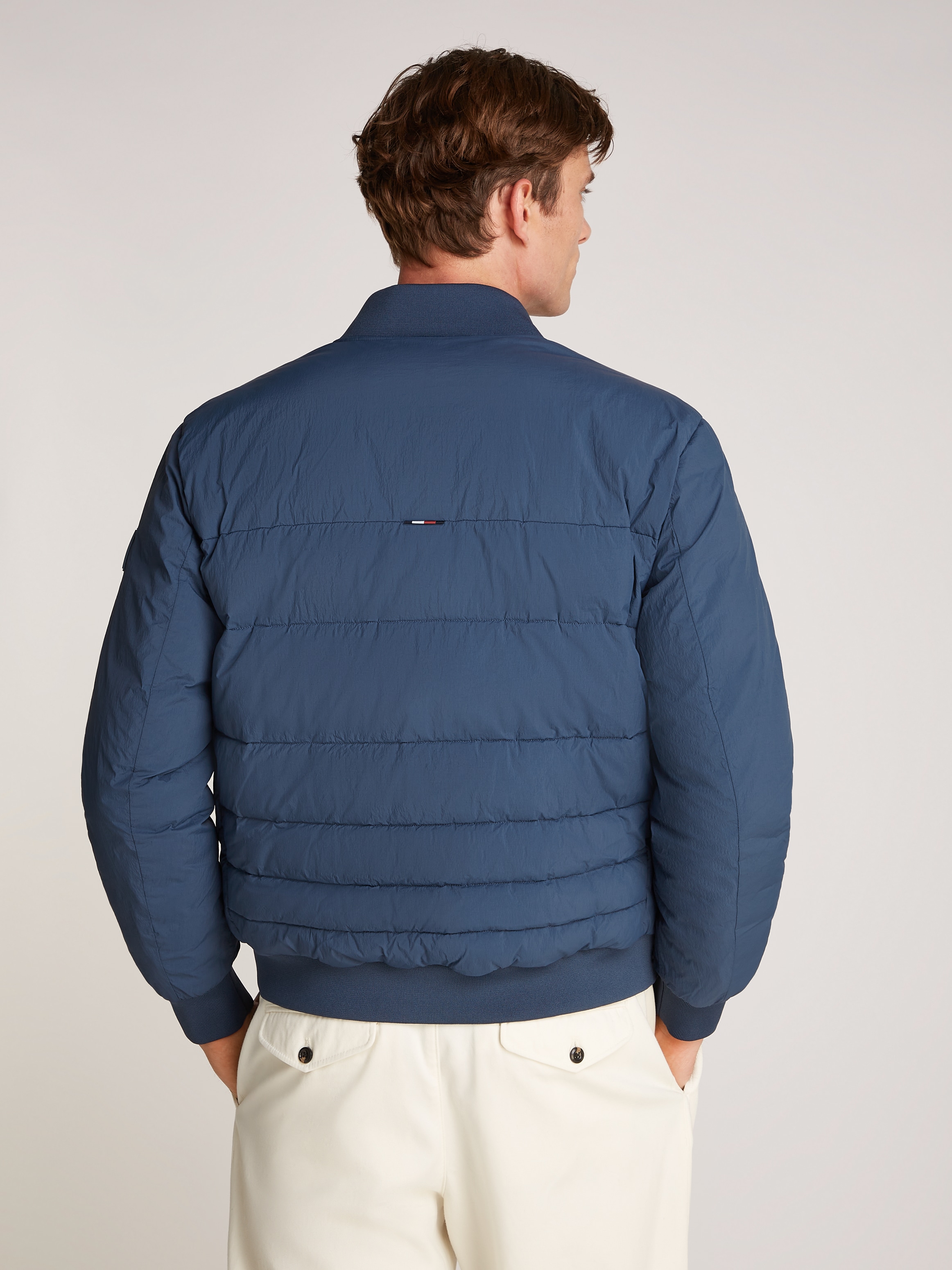Tommy Hilfiger Bomberjacke »MIX QUILT BOMBER«, mit Steppung