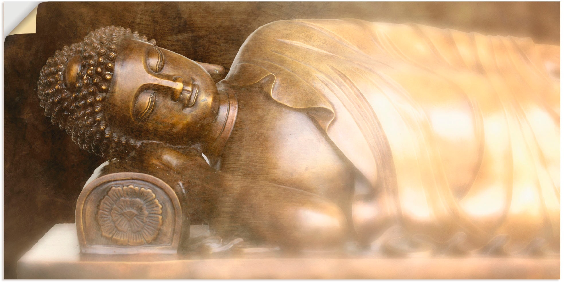Artland Wandbild »Buddha«, Religion, (1 St.), als Leinwandbild, Wandaufkleber in verschied. Grössen