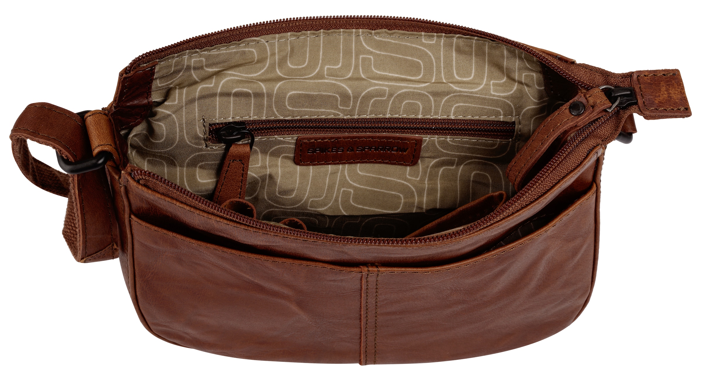 Spikes & Sparrow Umhängetasche echt Leder