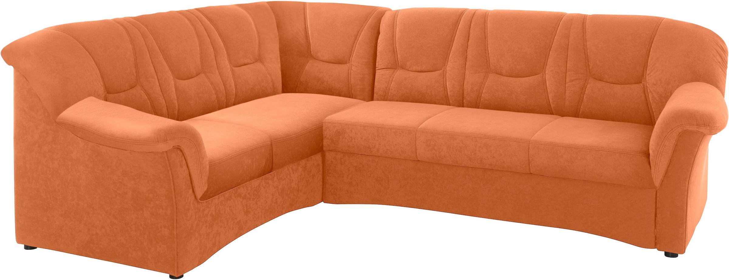 DOMO collection Ecksofa »Sarafina zeitlos und komfortabel, optional mit Federkern, L-Form«, wahlweise mit Bettfunktion