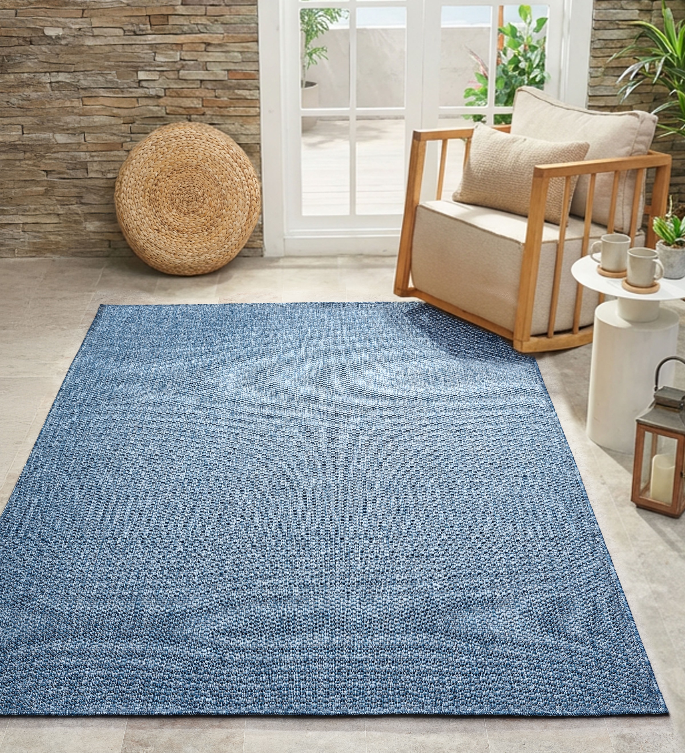 Bruno Banani Teppich »Venezia, auch als Läufer« rechteckig 4 mm Höhe In- und Outdoor geeignet, Sisal-Optik, Wetterfest & UV-beständig