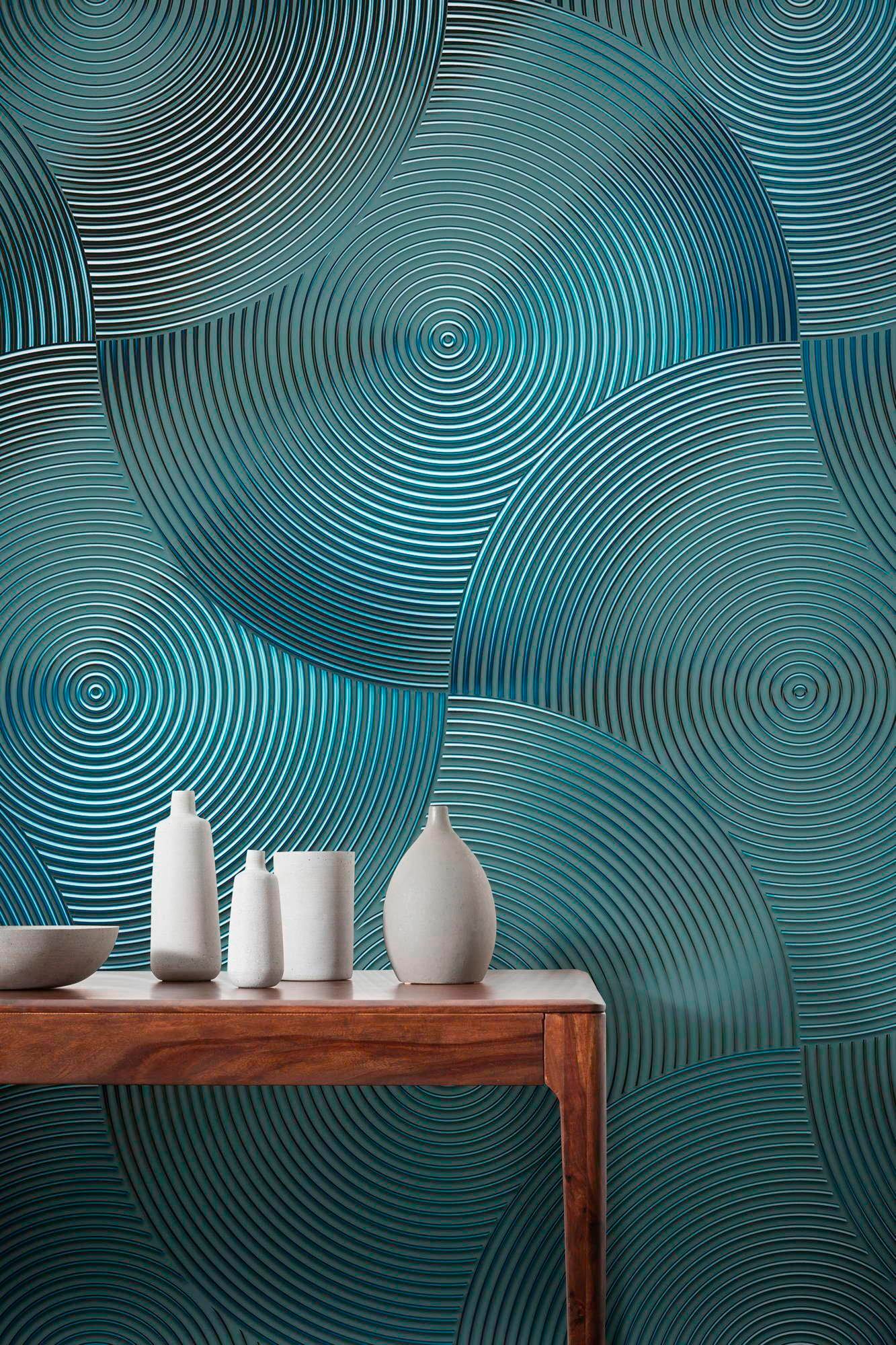 Komar Vliestapete »Digitaldruck Vlies -  Mystic Silver - Grösse 200 x 250 cm« bedruckt glatt Wohnzimmer, Schlafzimmer