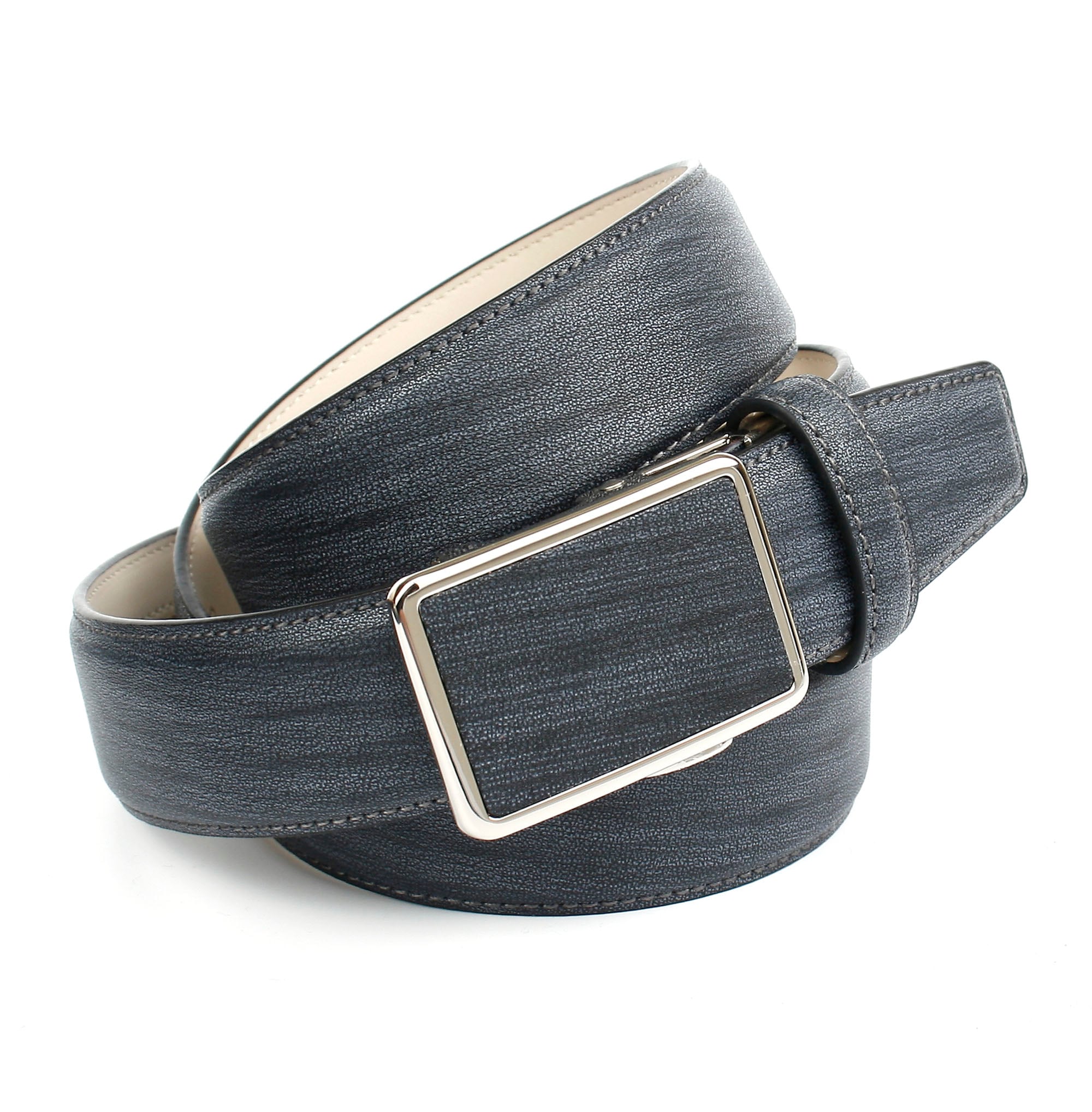 Image of Anthoni Crown Ledergürtel, mit Designmuster, eleganter Herrengürtel bei Ackermann Versand Schweiz