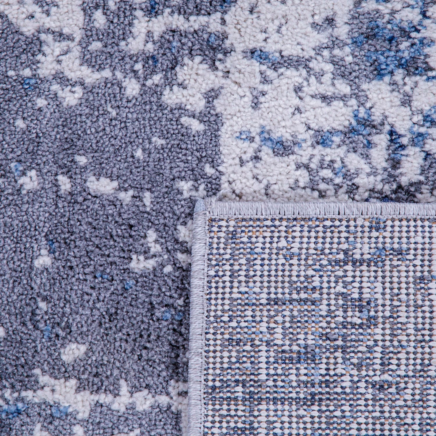 Paco Home Teppich »Bari 873« rechteckig 13 mm Höhe Kurzflor, Patchwork Design, Used-Look