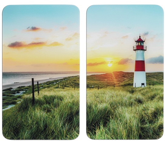 Image of Maximex Herd-Abdeckplatte »Leuchtturm«, (Set, 2 tlg.), für alle Herdarten, 52x30 cm bei Ackermann Versand Schweiz