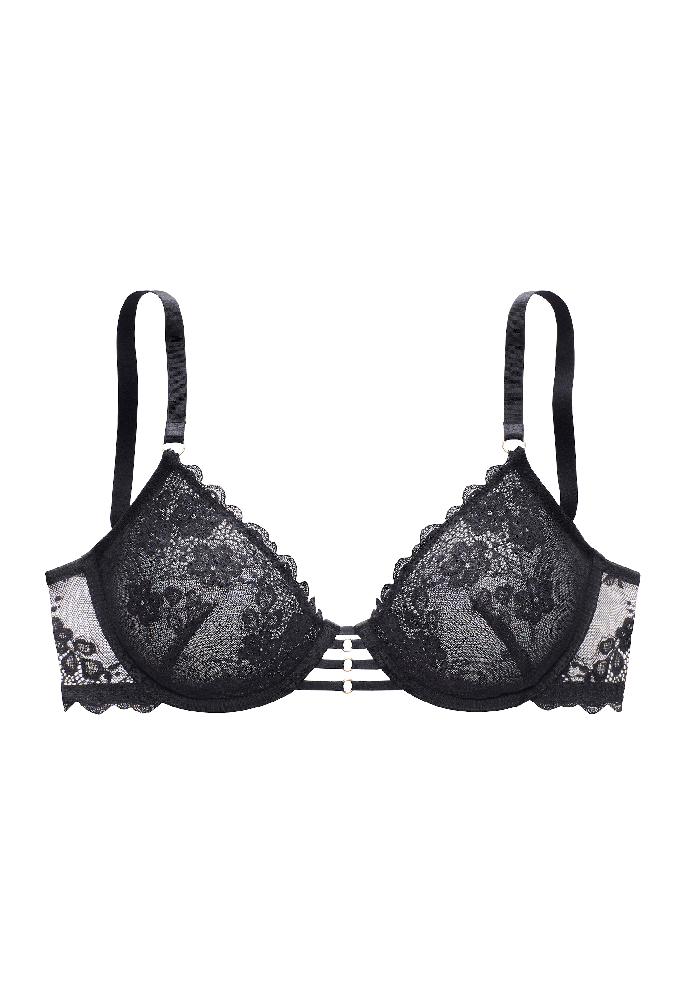 LASCANA Bügel-BH aus Spitze mit dekorativem Ringdetail, sexy Dessous