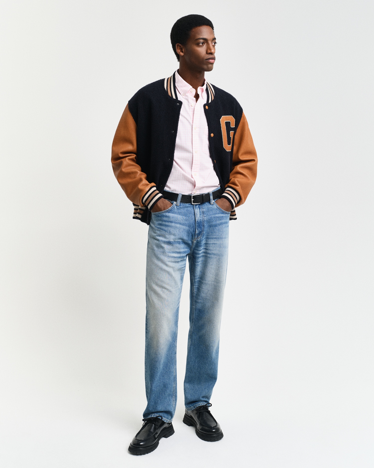 Gant Langarmhemd »REG POPLIN GINGHAM SHIRT«, mit Logostickerei auf der Brust