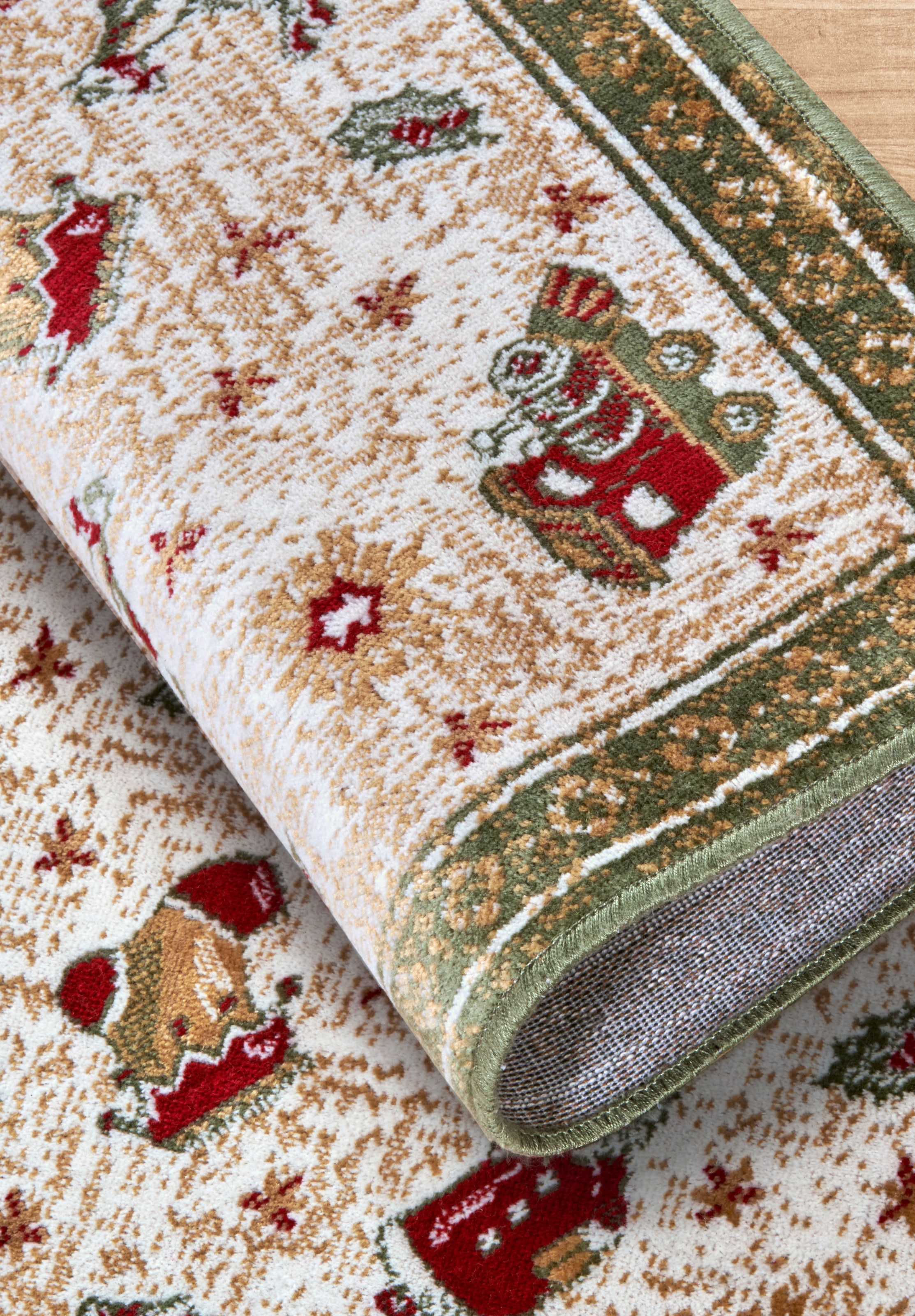 Villeroy & Boch Teppich »Nostalgic Shine Toy's Delight, eckig, rund und Läufer« rechteckig 6 mm Höhe Weihnachten, Wohnzimmer, Flur, Geschenk, Toys Delight, Dekoration