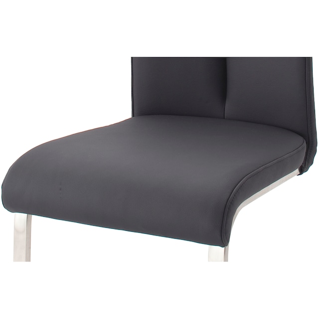 MCA furniture Freischwinger »Artos«, (Set), 2 St., Leder, Stuhl mit  Echtlederbezug, bis 140 Kg belastbar günstig kaufen