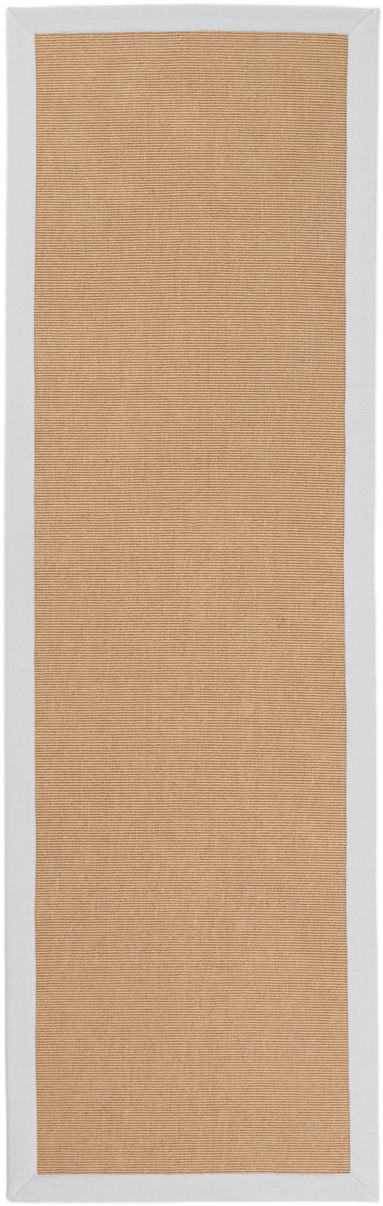 carpetfine Sisalteppich »Sisal,  auch als Läufer erhältlich«, rechteckig, 5 mm Höhe, mit farbiger Bordüre, Anti Rutsch Rückseite, viele Grössen, Wohnzimmer