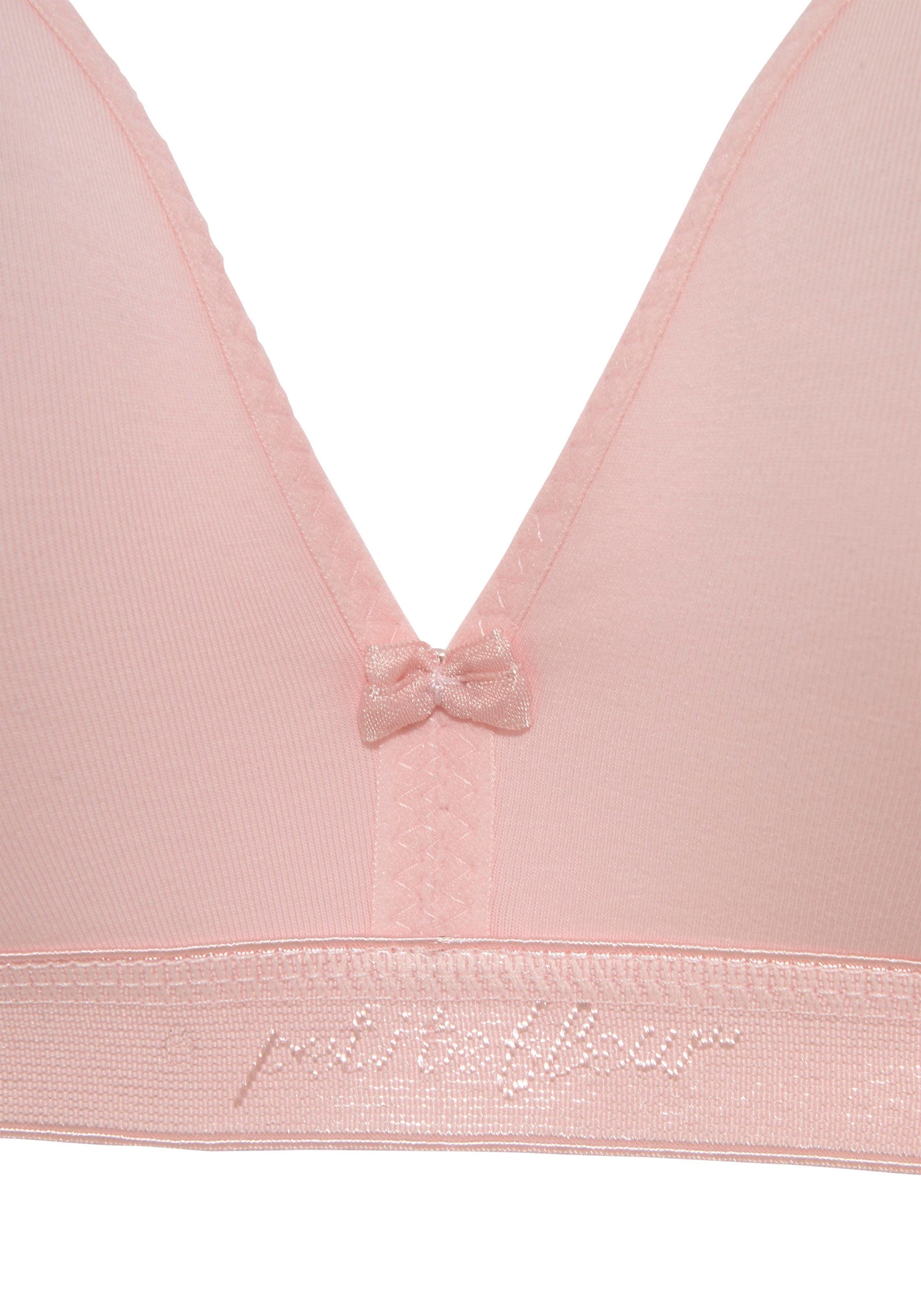 petite fleur Bralette-BH, ohne Bügel im Triangel-Schnitt aus Baumwolle