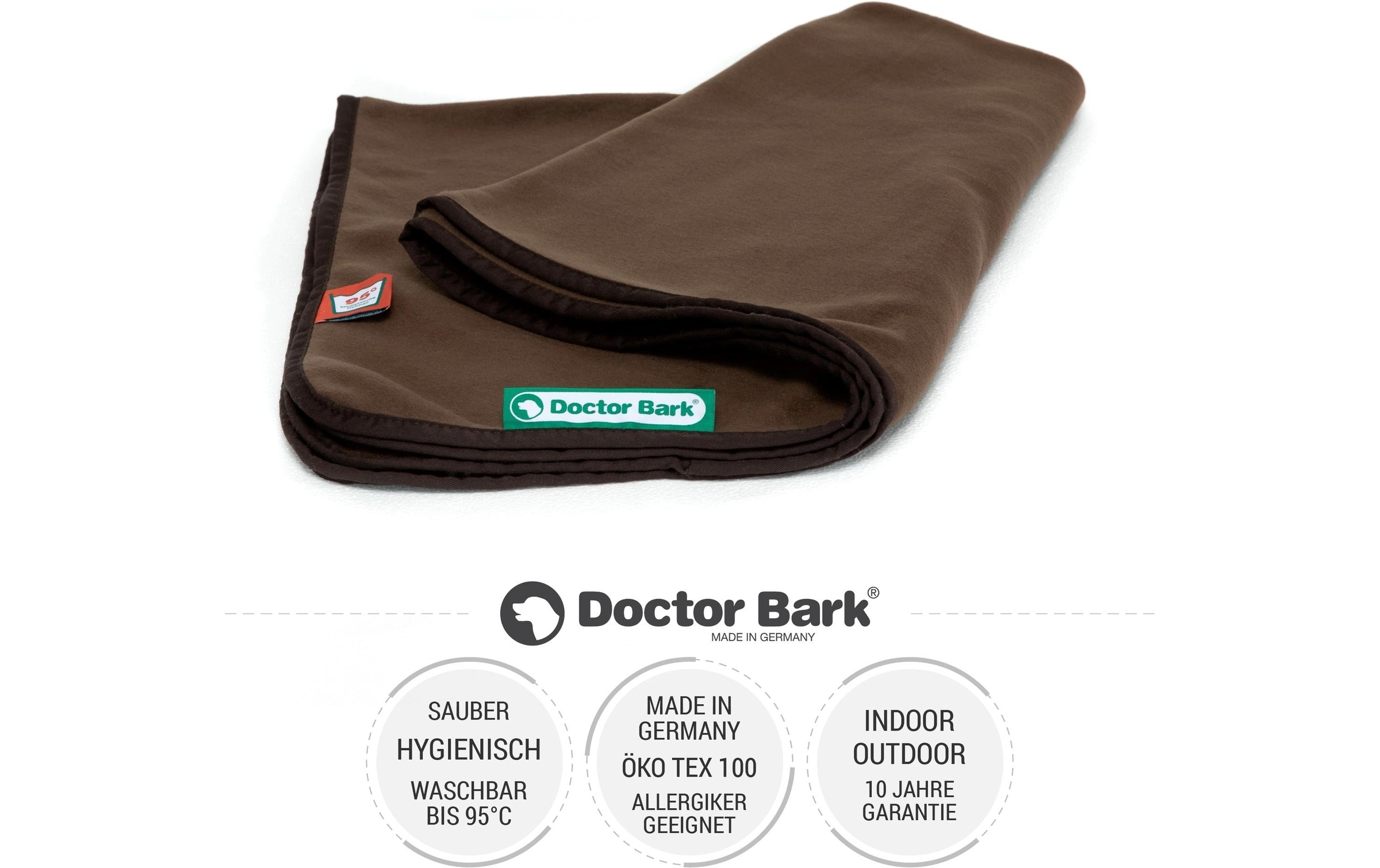 Doctor Bark Tierdecke »Fleece XL Braun, 140 x 100 cm«