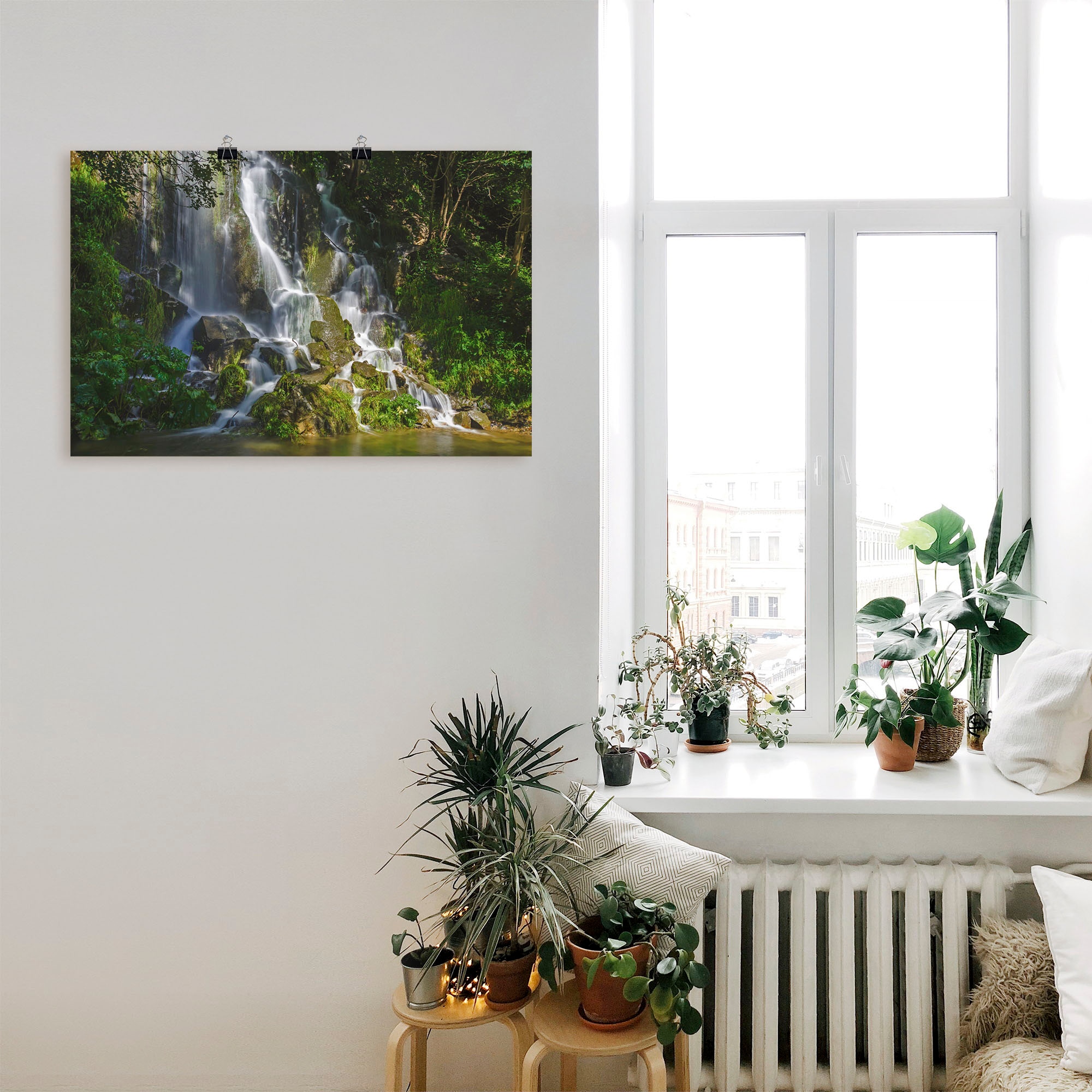 Artland Wandbild »Wasserfall im Harz«, Gewässer, (1 St.), als Poster in verschied. Grössen