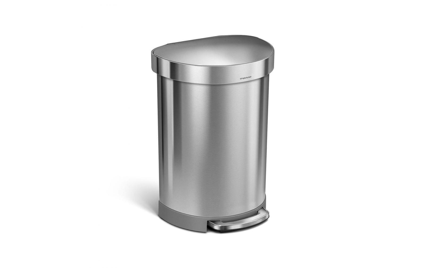 Image of simplehuman Mülleimer "Halbrunder" 1 Behälter