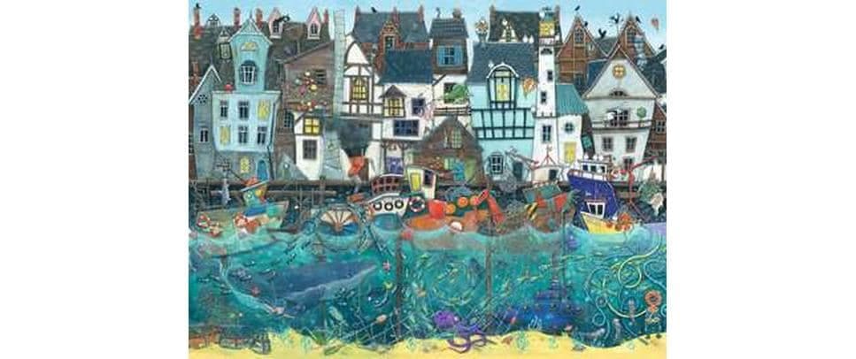 Ravensburger Puzzle »Habour of Wonders: a Bustling Fantasy Port«