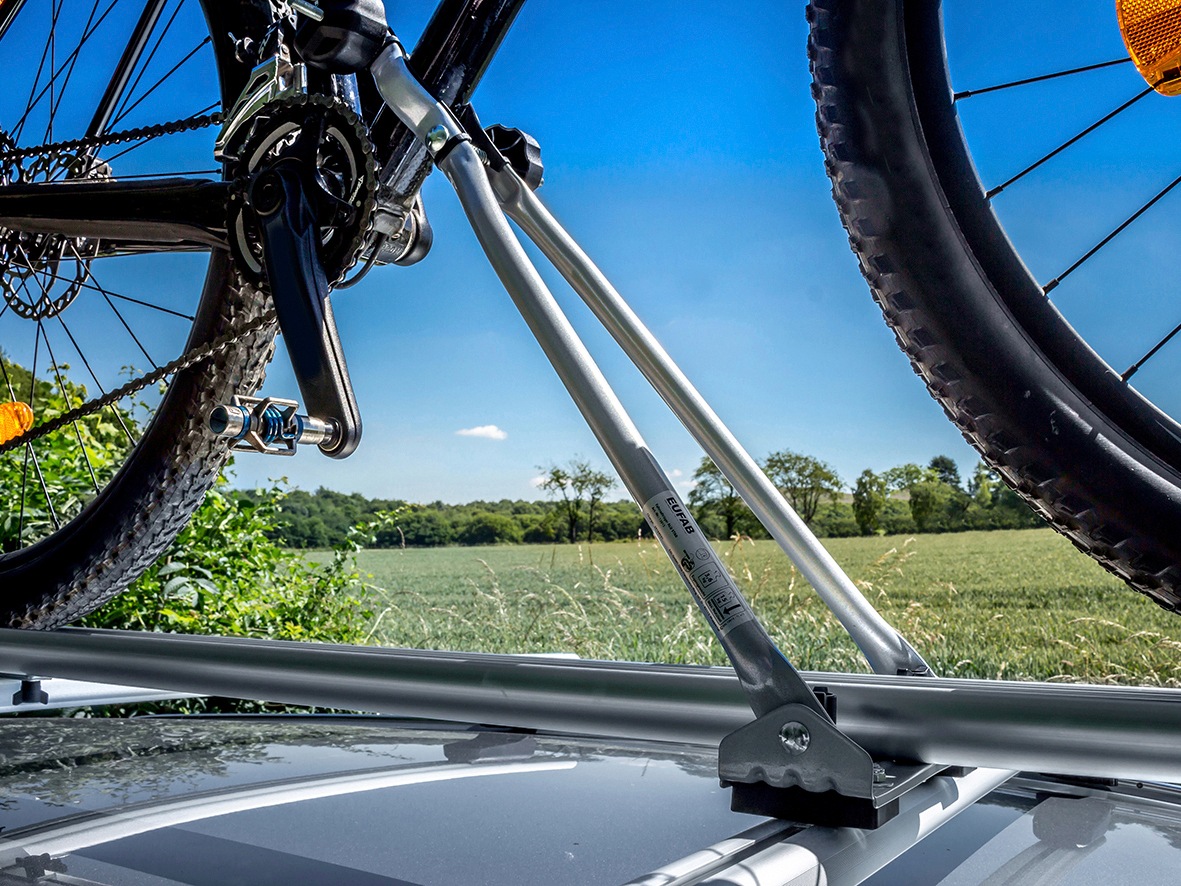 EUFAB Dachfahrradträger »ALU STAR«, Aluminium/Stahl